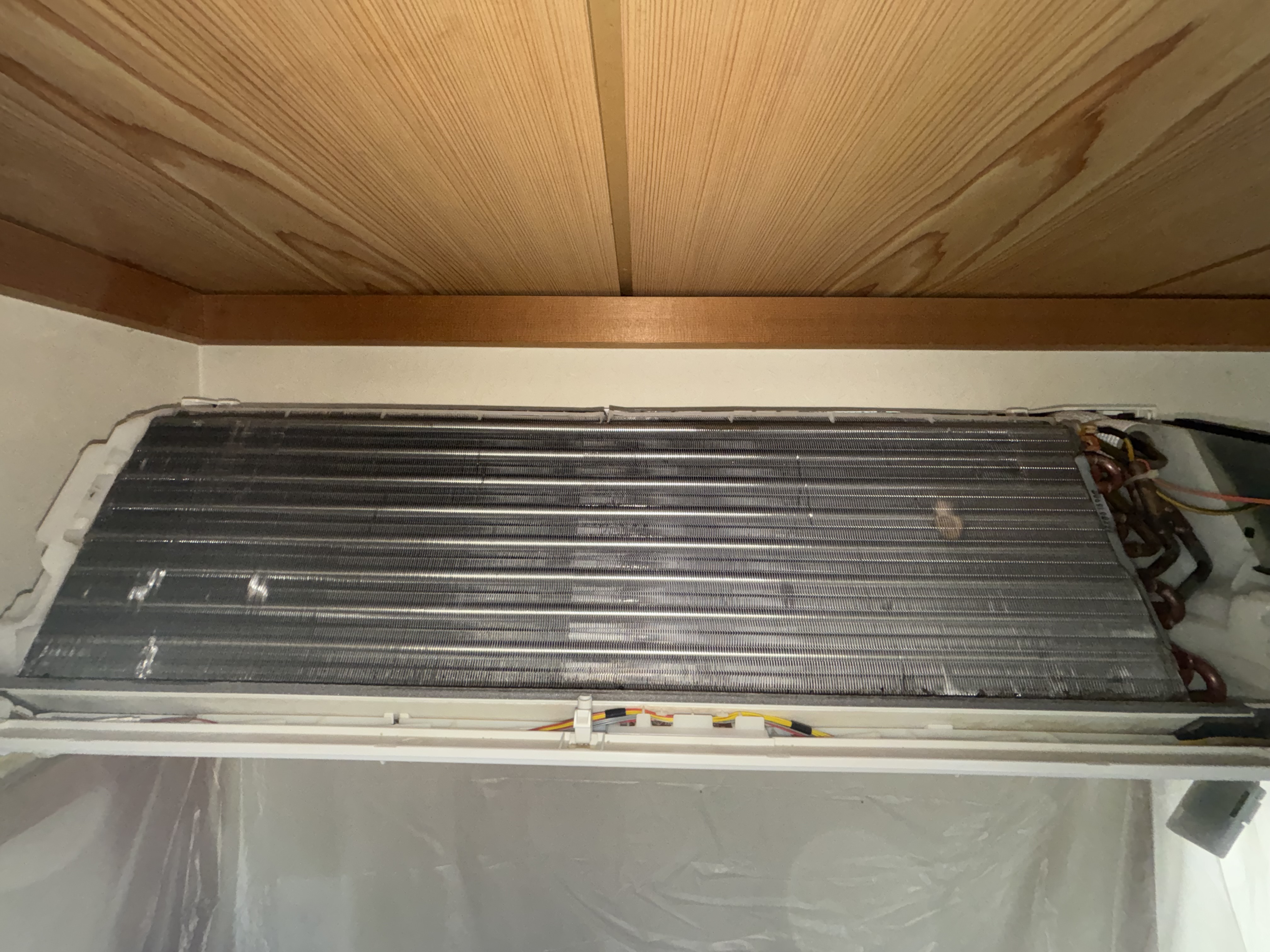 埼玉県さいたま市岩槻区のお掃除機能付きエアコンの作業後3