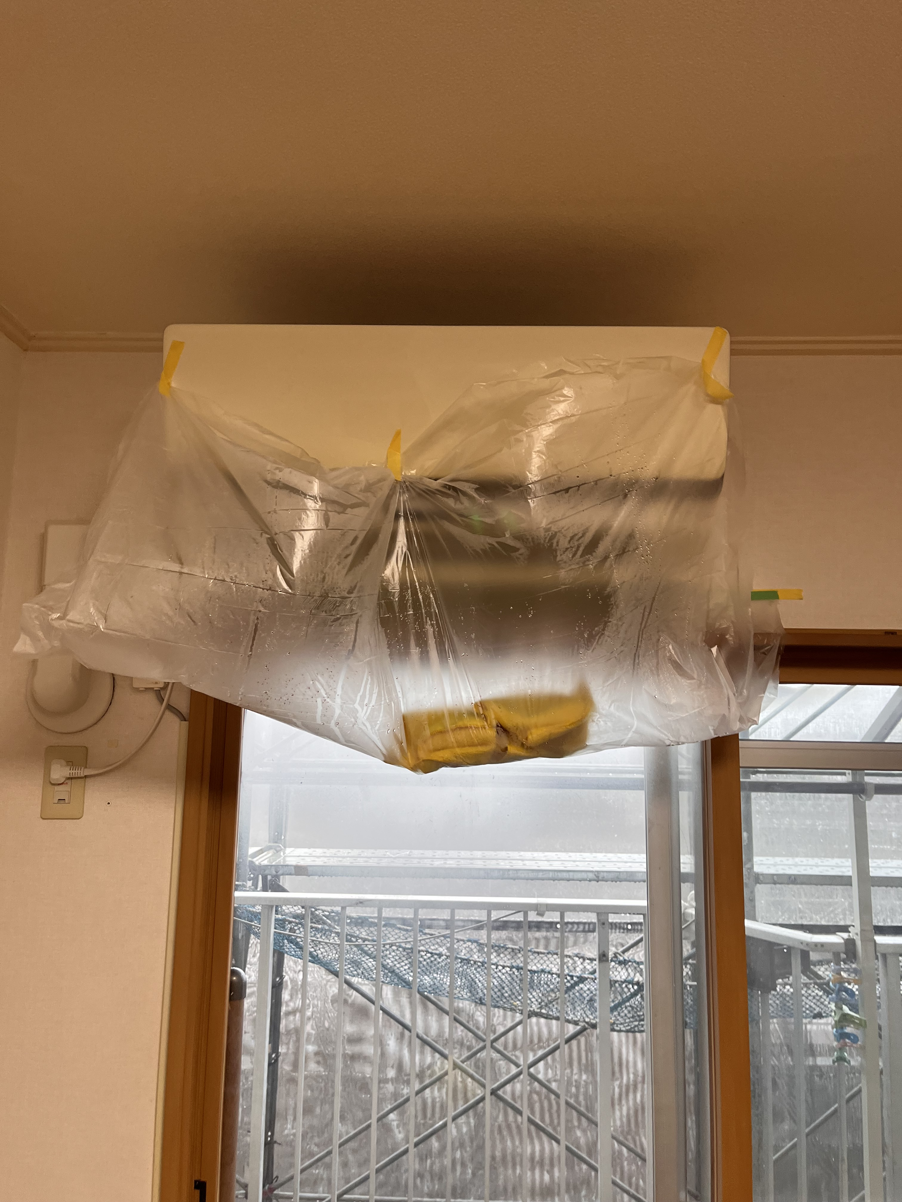 埼玉県志木市のお掃除機能付きエアコンの作業後2