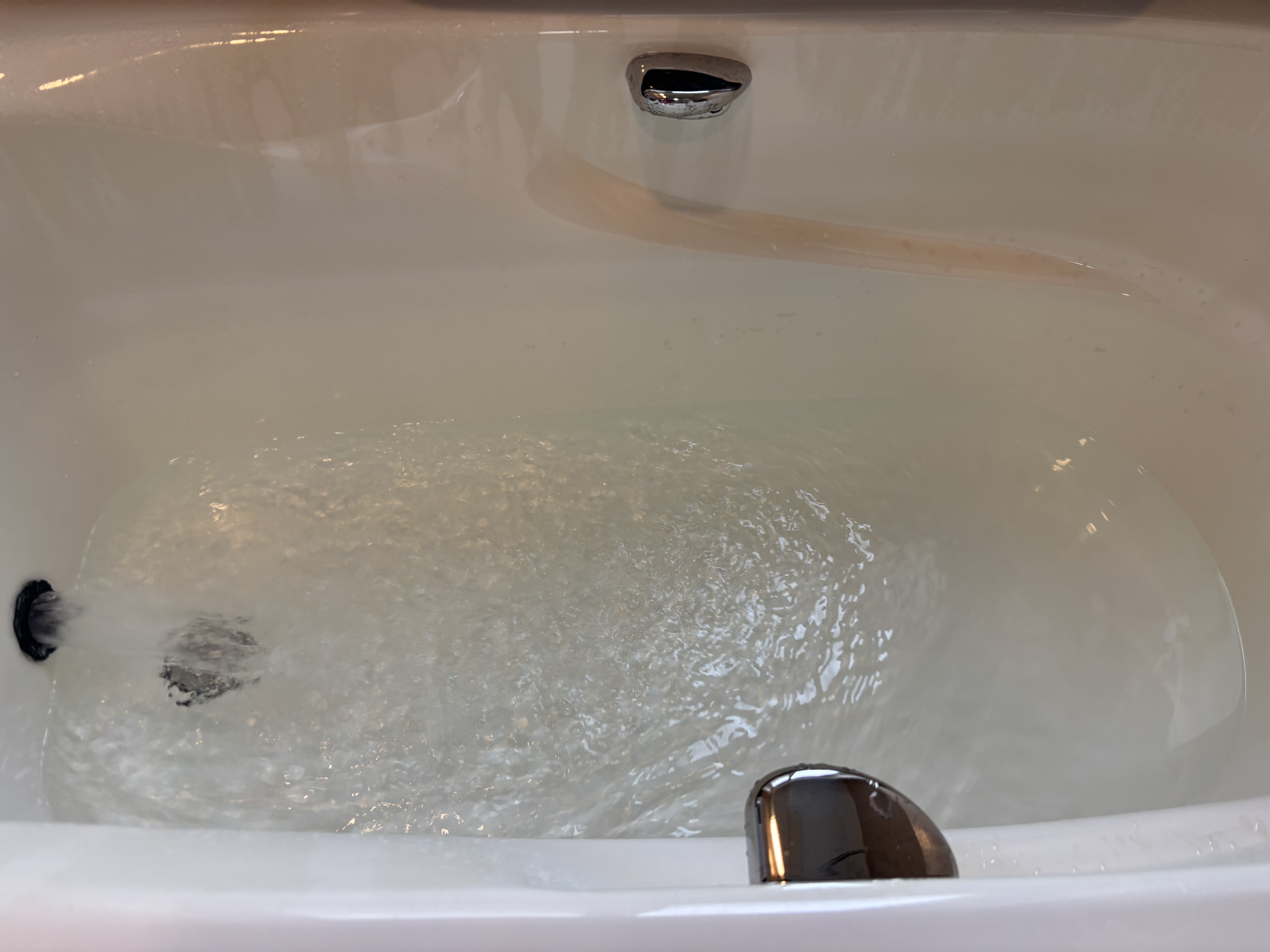 大阪府和泉市の追い焚き配管除菌洗浄の作業後1