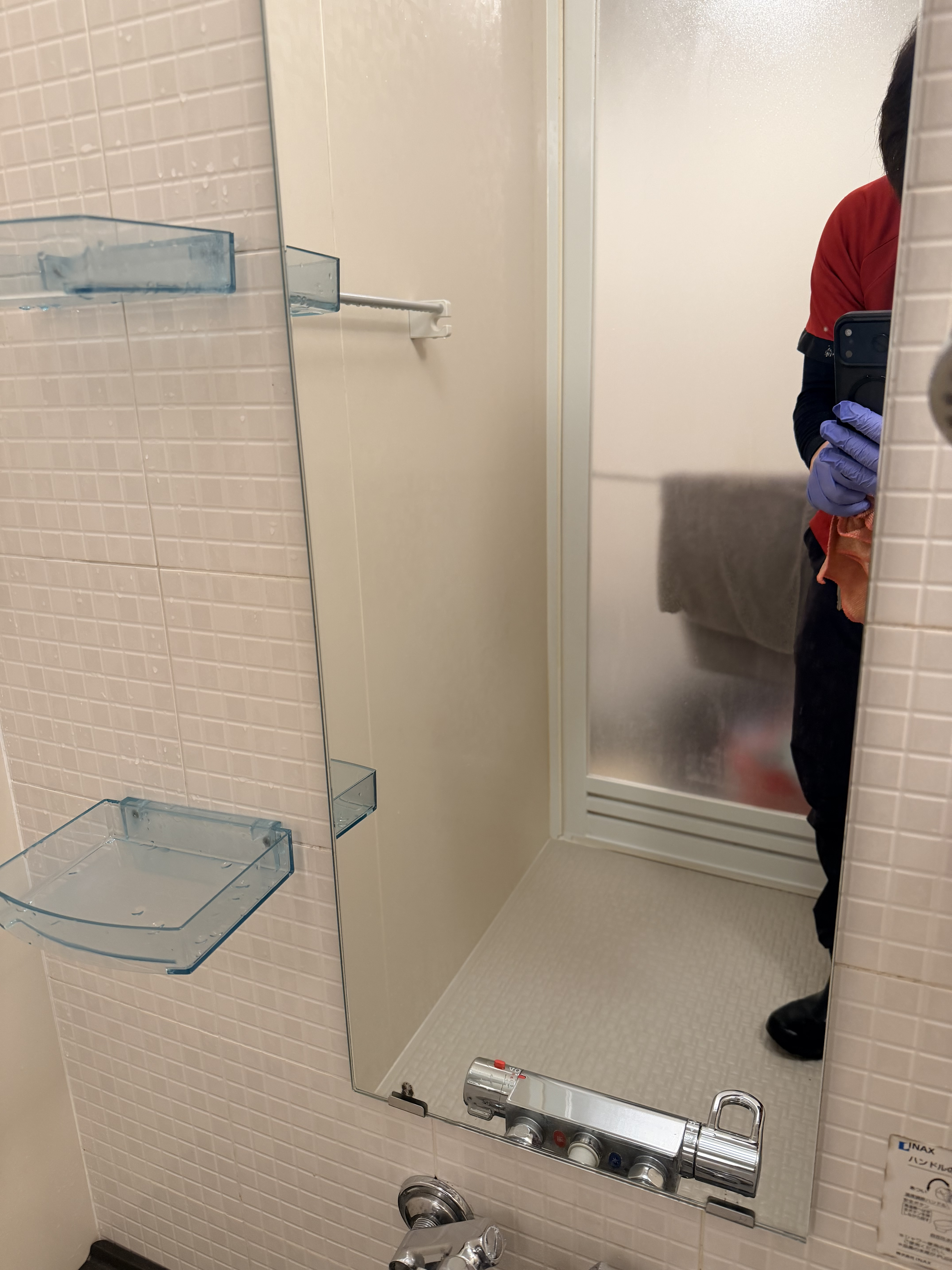 千葉県千葉市稲毛区稲毛の浴室・お風呂クリーニングの作業後2