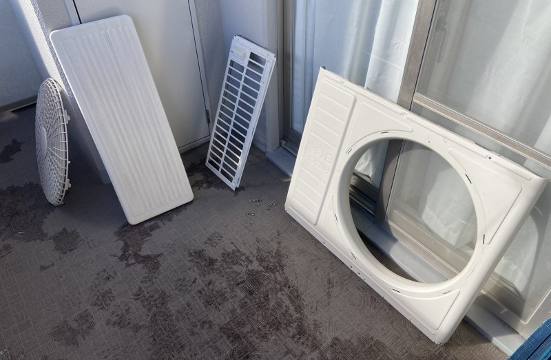 大阪府枚方市の壁掛けエアコンの作業後1