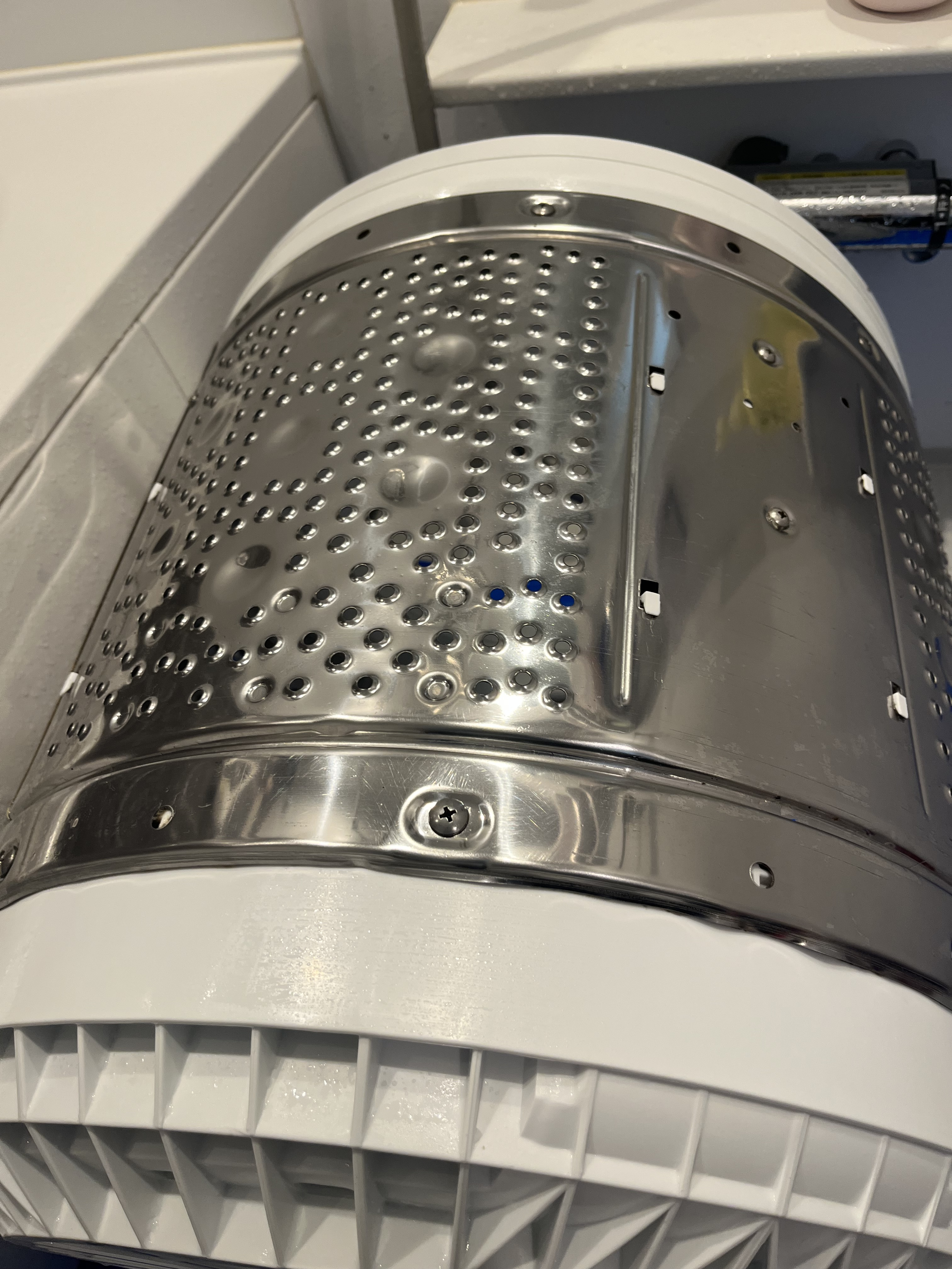 福島県いわき市の洗濯機分解クリーニングの作業後1