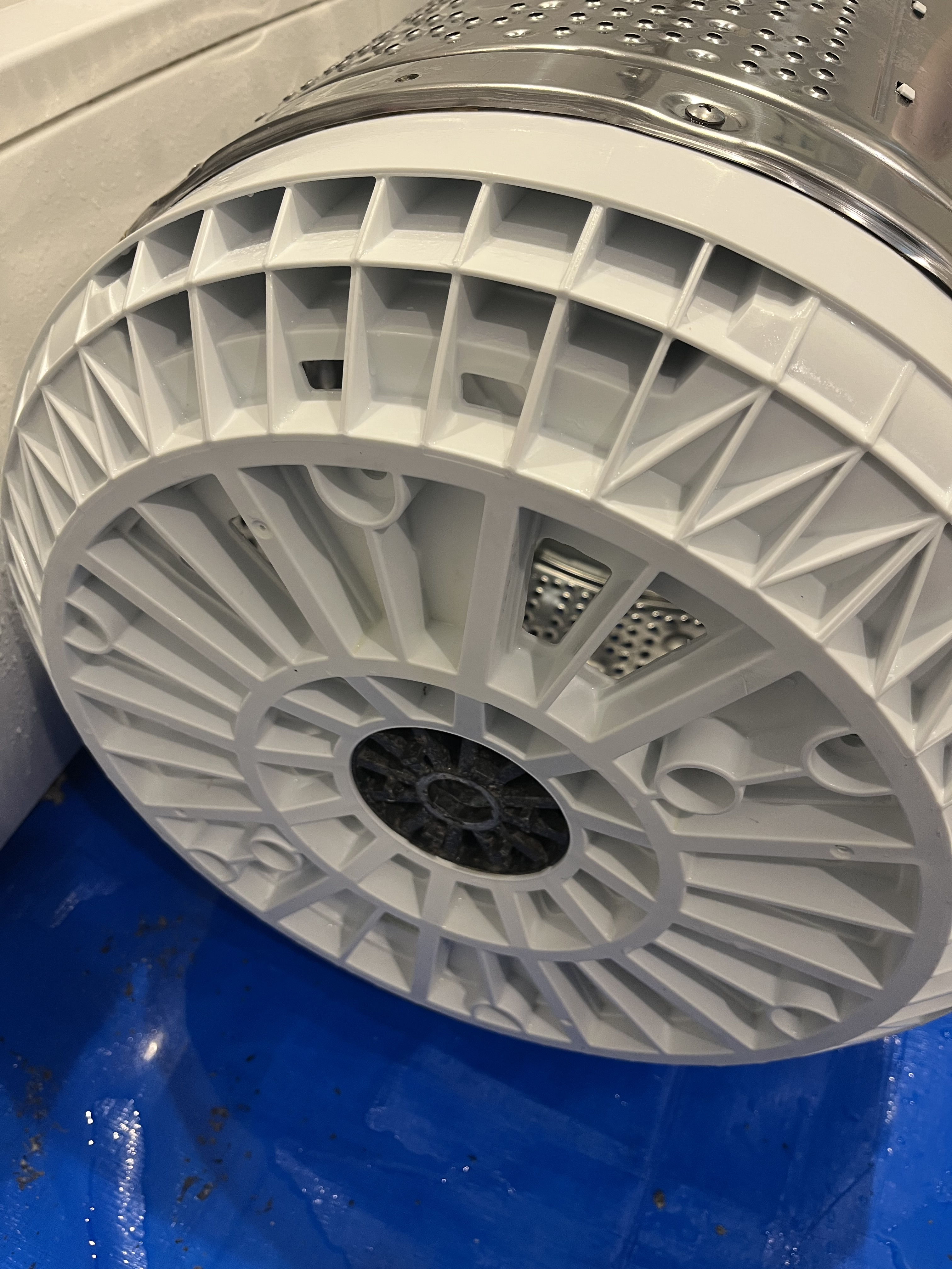 福島県いわき市の洗濯機分解クリーニングの作業後2