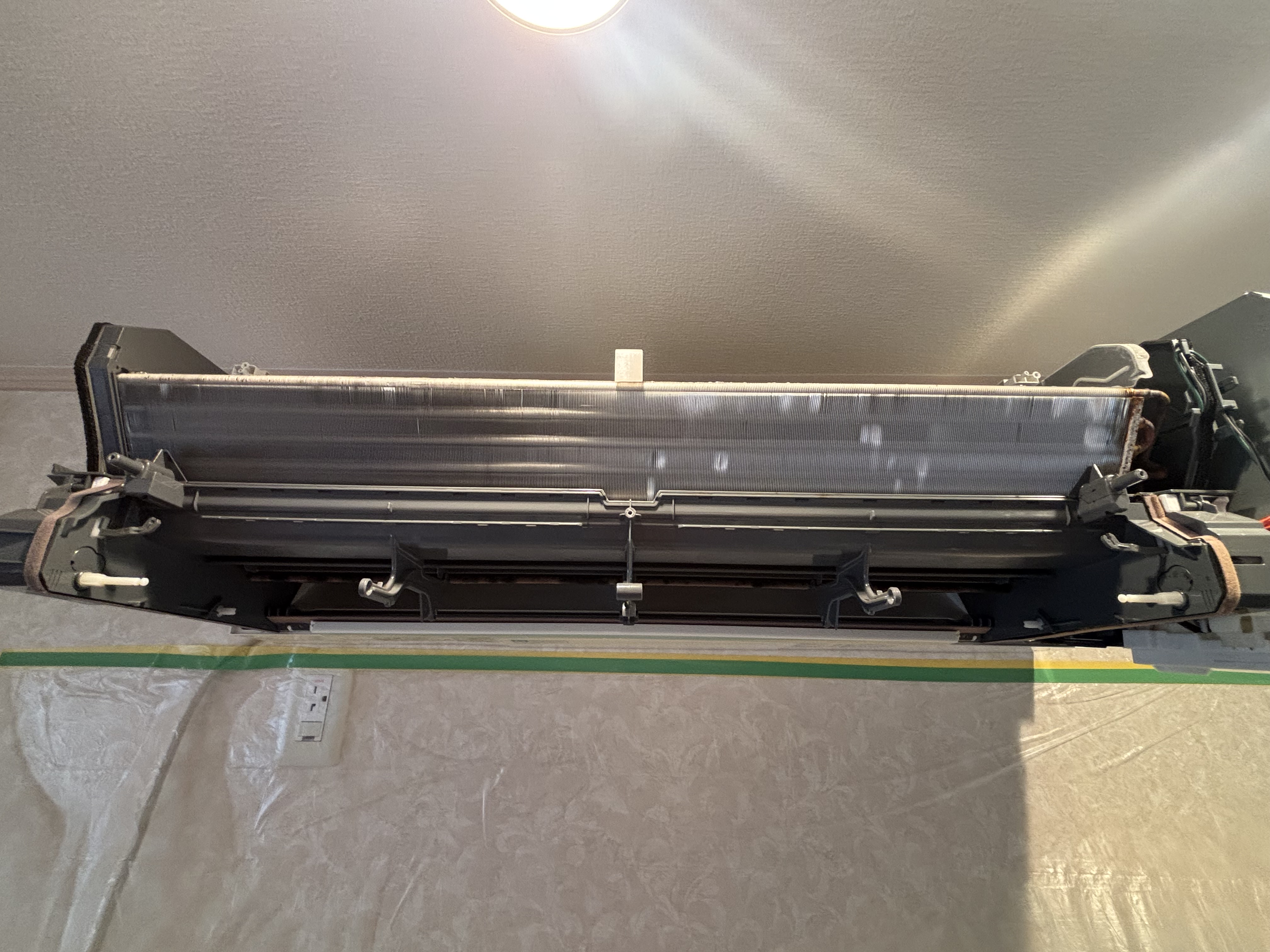 埼玉県入間郡三芳町のお掃除機能付きエアコンの作業前3