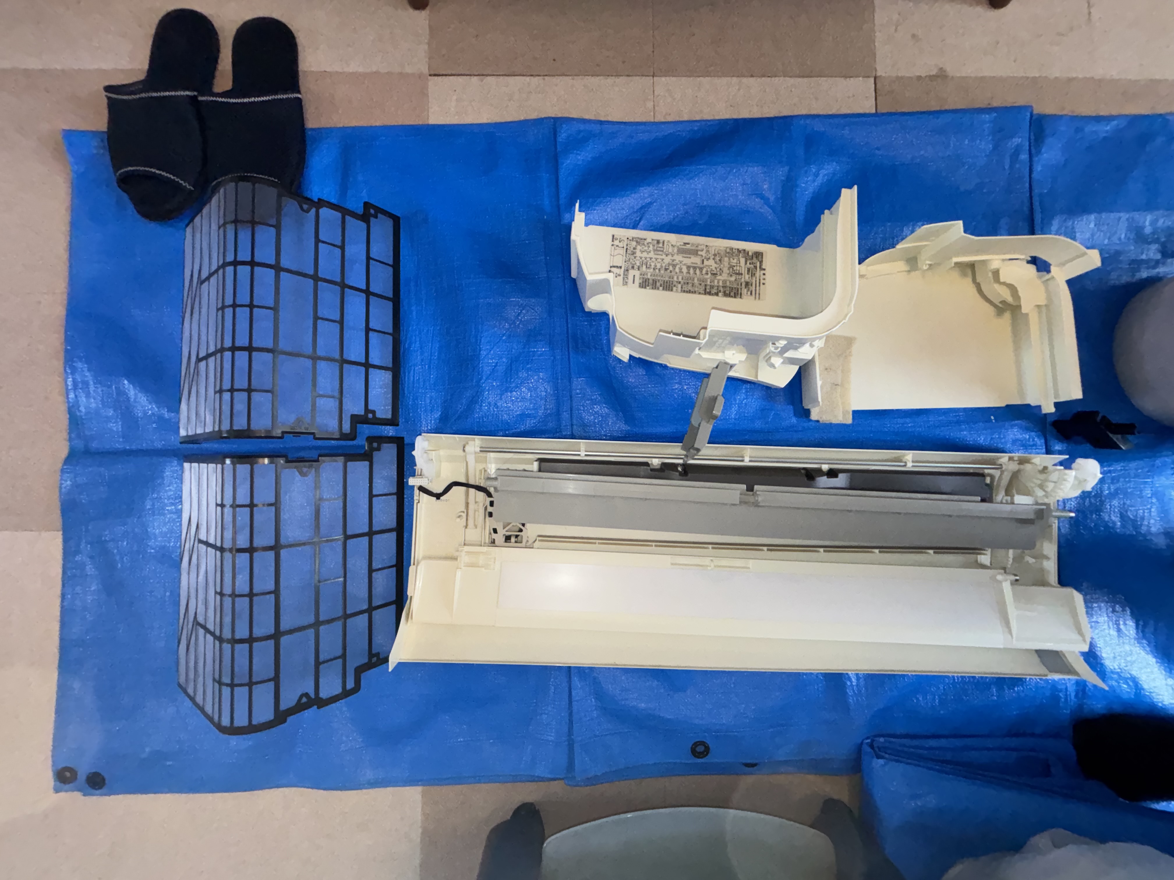 埼玉県幸手市のお掃除機能付きエアコンの作業後3