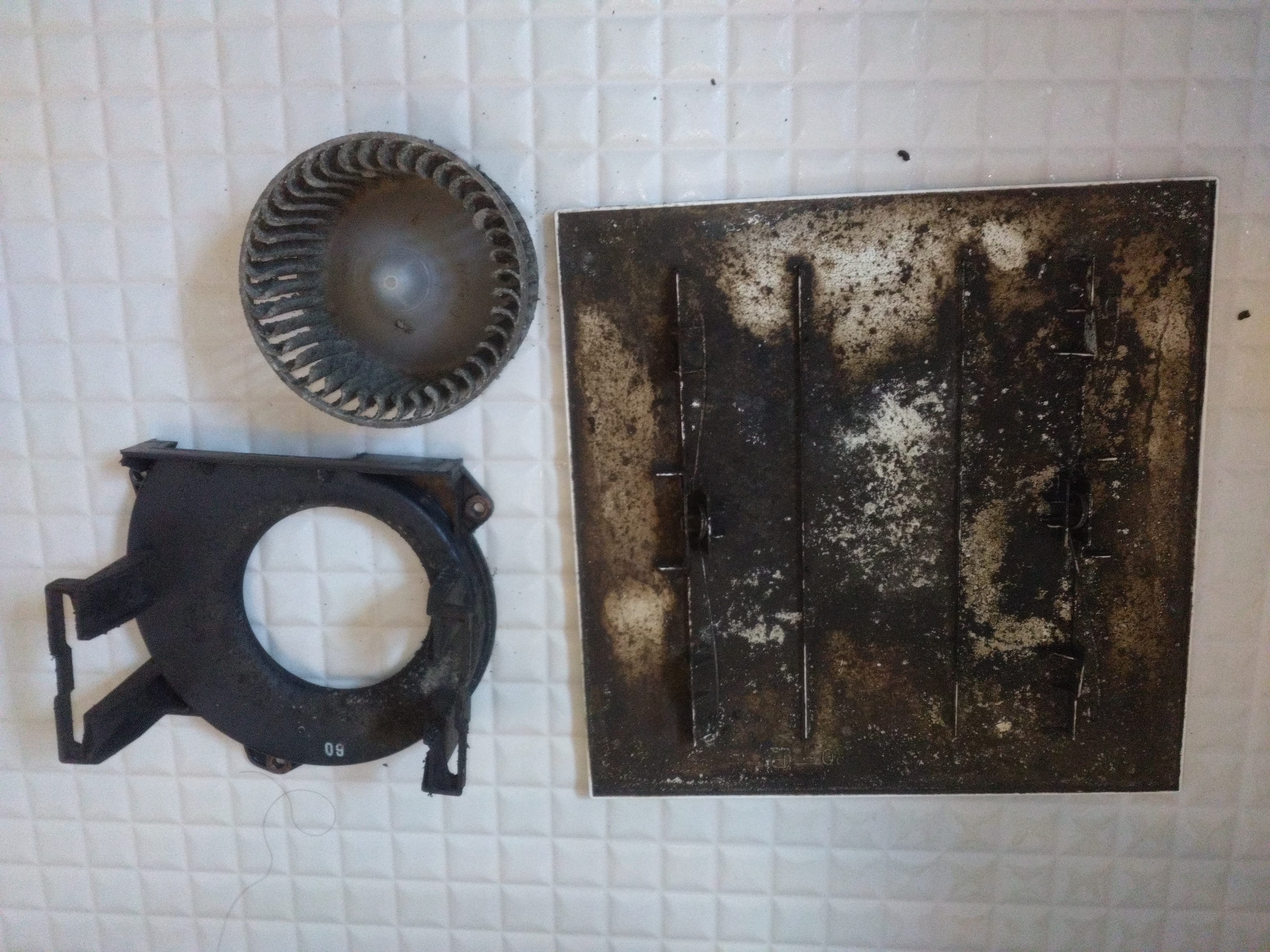 山梨県甲斐市龍地の浴室乾燥機クリーニングの作業前1