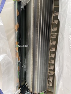 東京都世田谷区上馬の壁埋め込みエアコンの作業後1