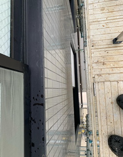 東京都世田谷区弦巻の外壁高圧洗浄の作業後1