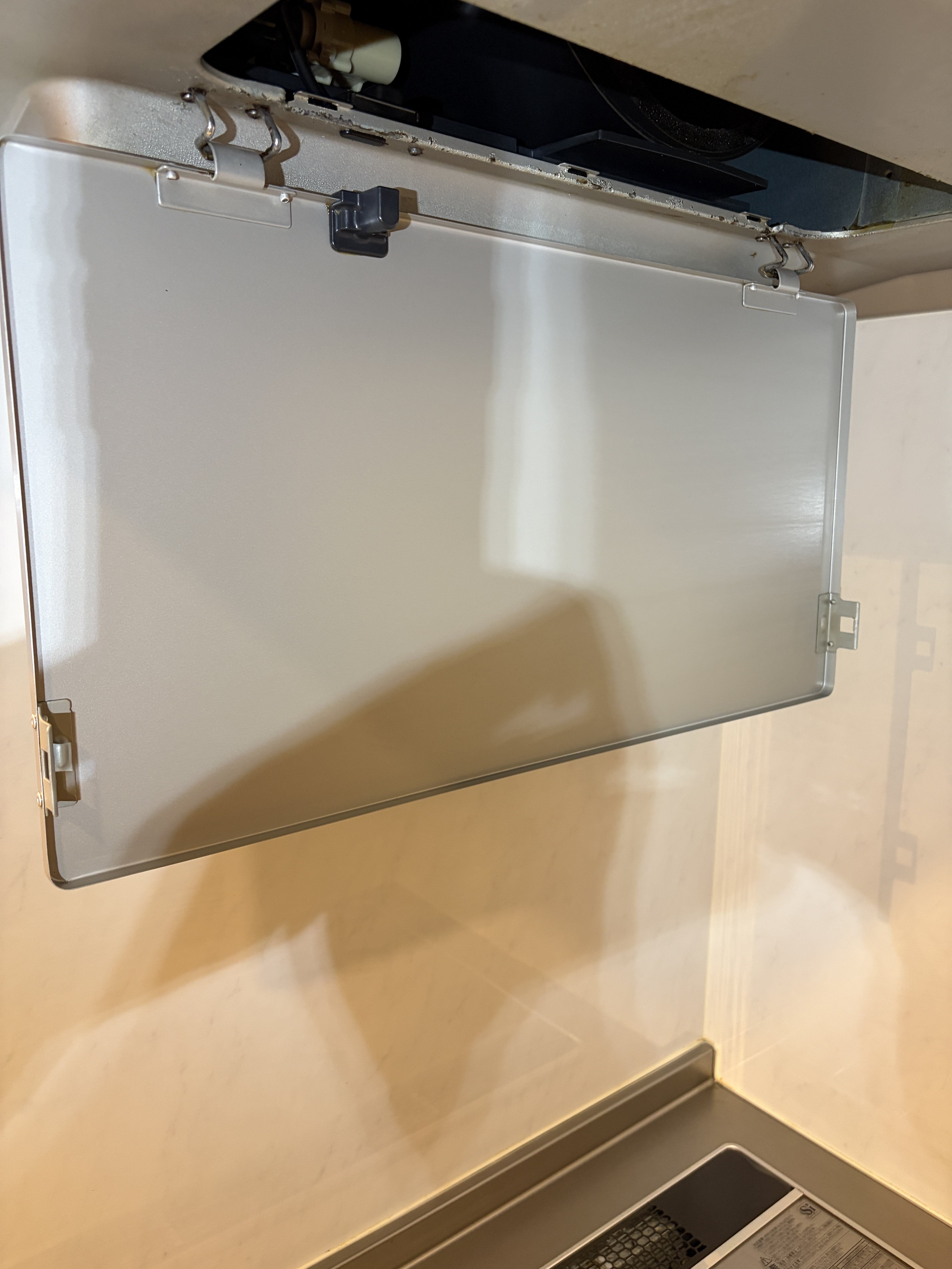 東京都荒川区西尾久のお掃除機能付きエアコンの作業後2