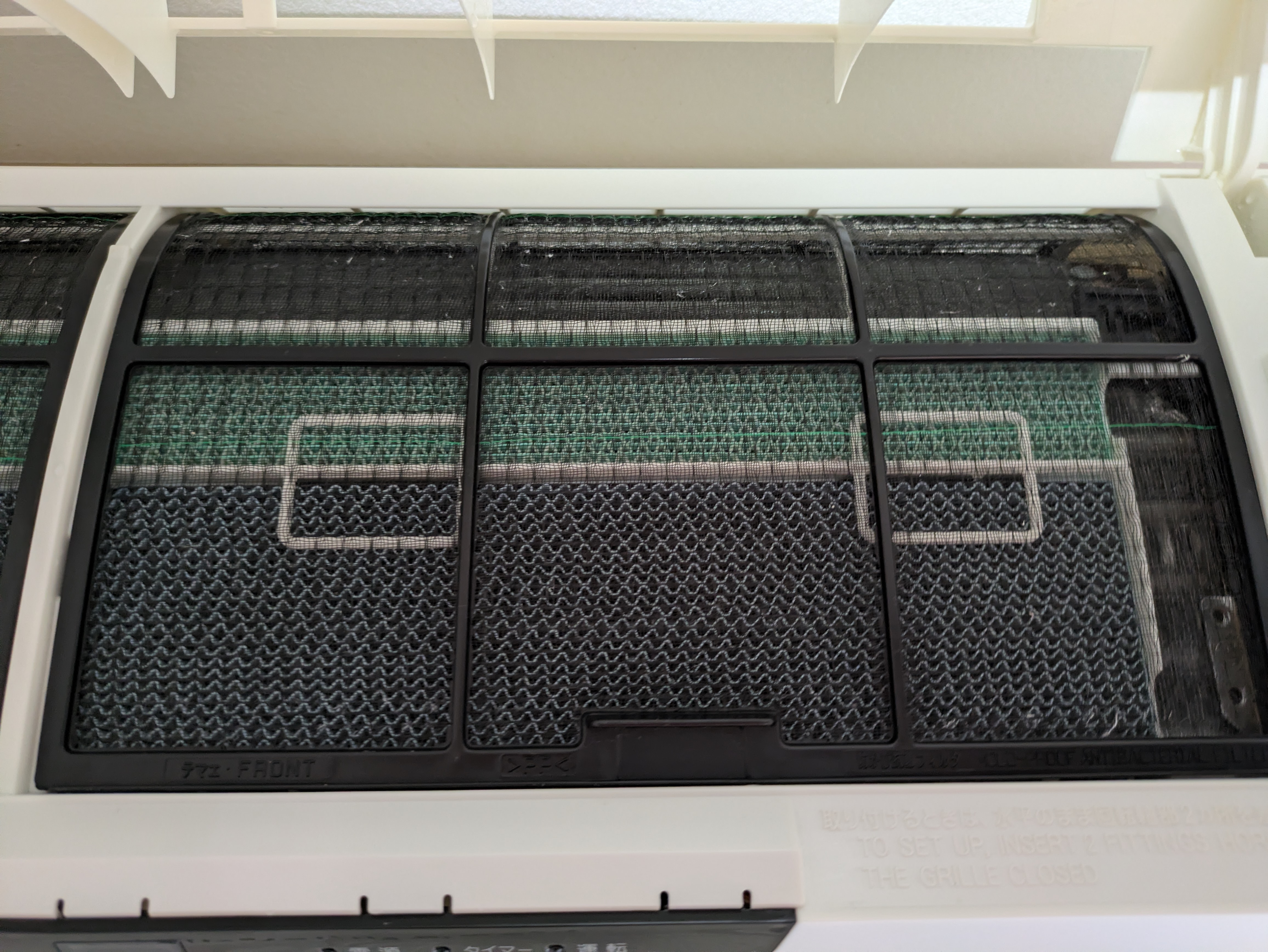 埼玉県春日部市大場の壁掛けエアコンの作業後2