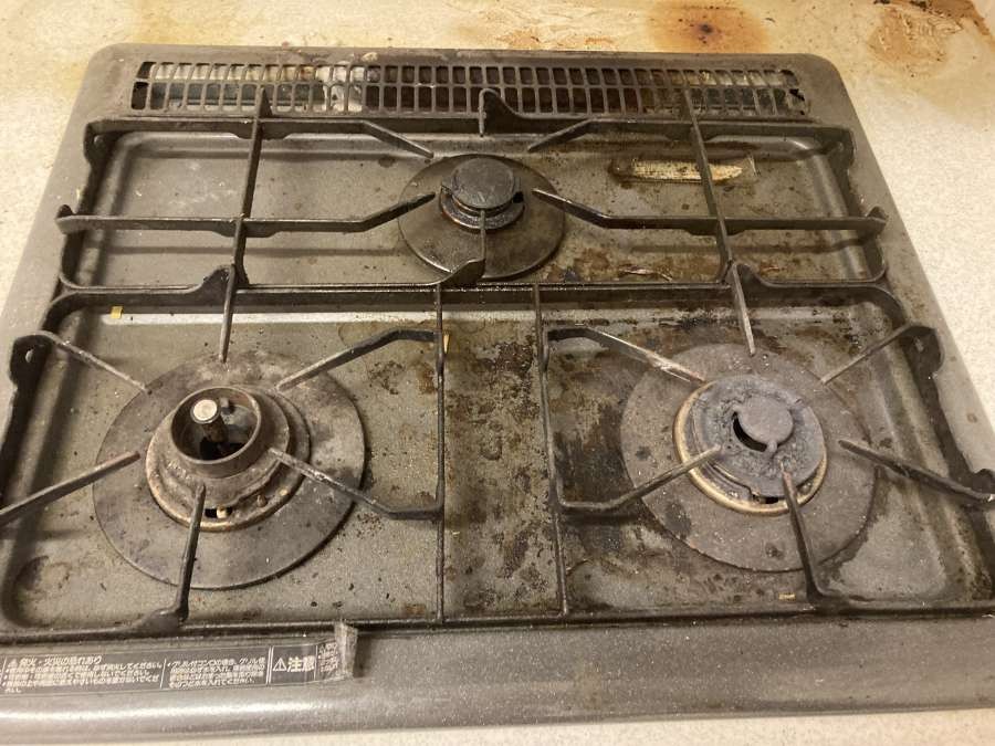 東京都中央区日本橋人形町のキッチンクリーニングの作業前1