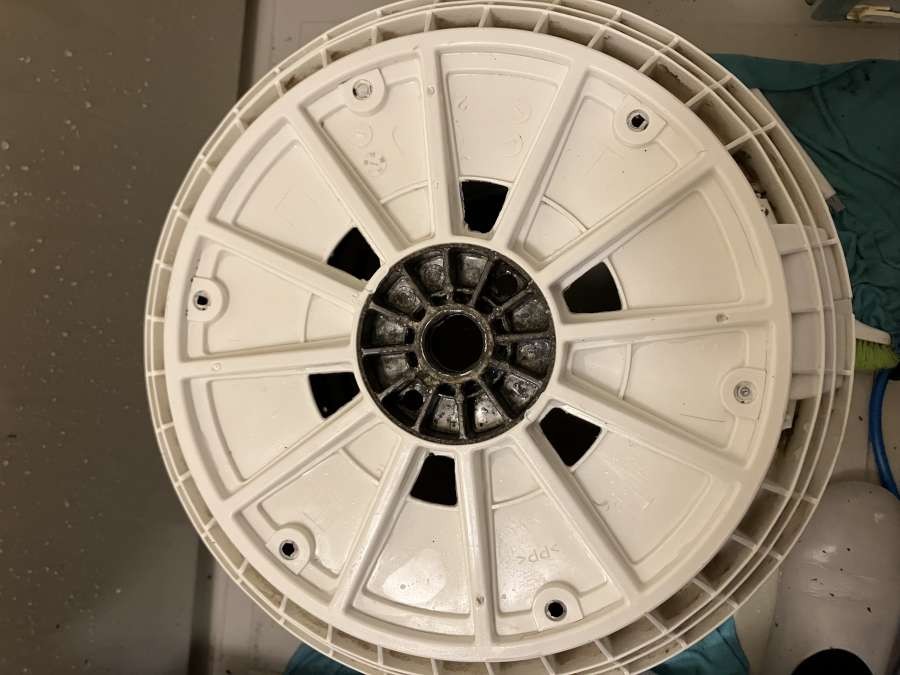 東京都江戸川区東葛西の洗濯機分解クリーニングの作業後1