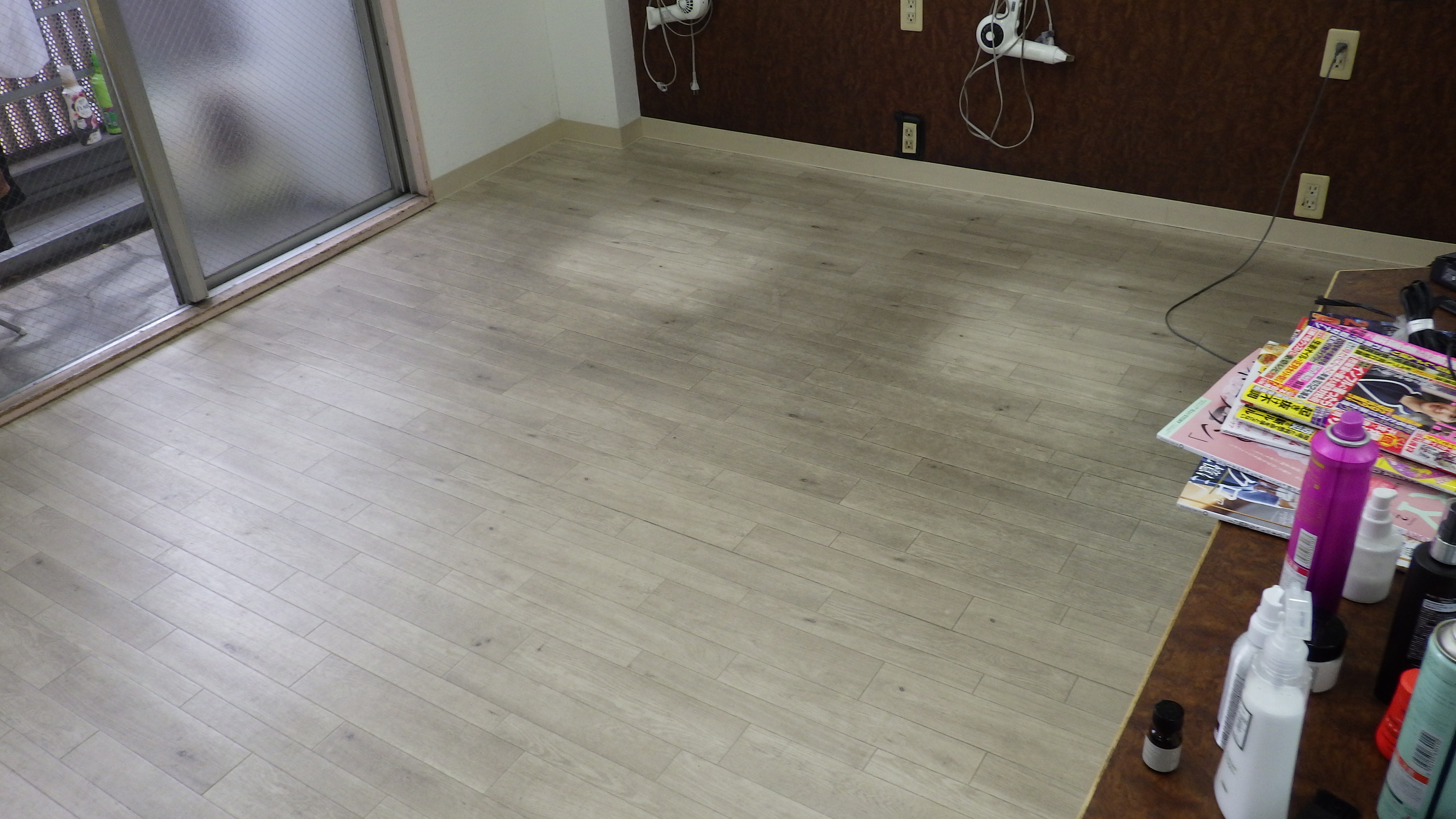 東京都大田区大森東の店舗清掃の作業前2