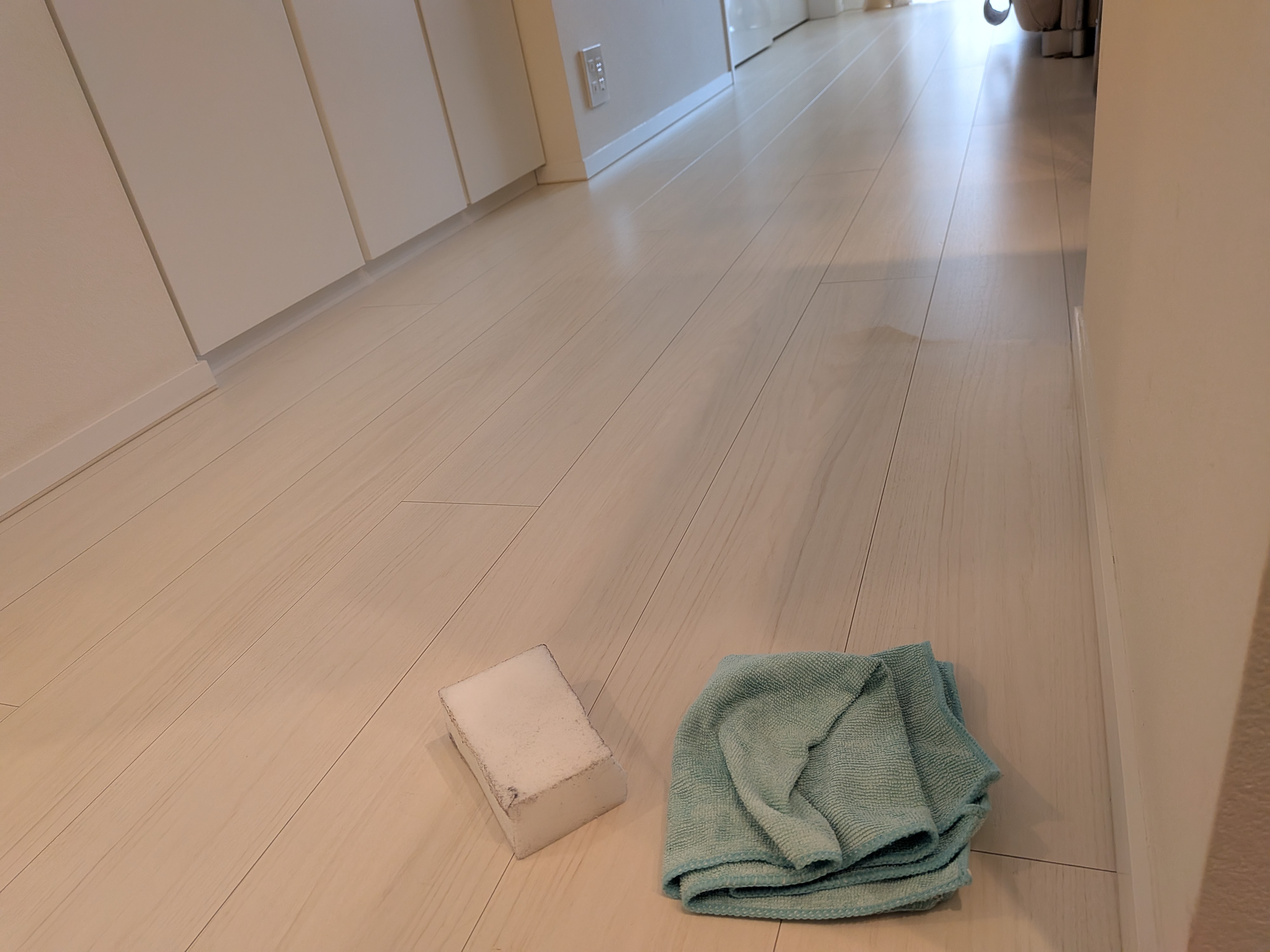 東京都品川区東五反田の一般家庭向け定期清掃サービスの作業前1