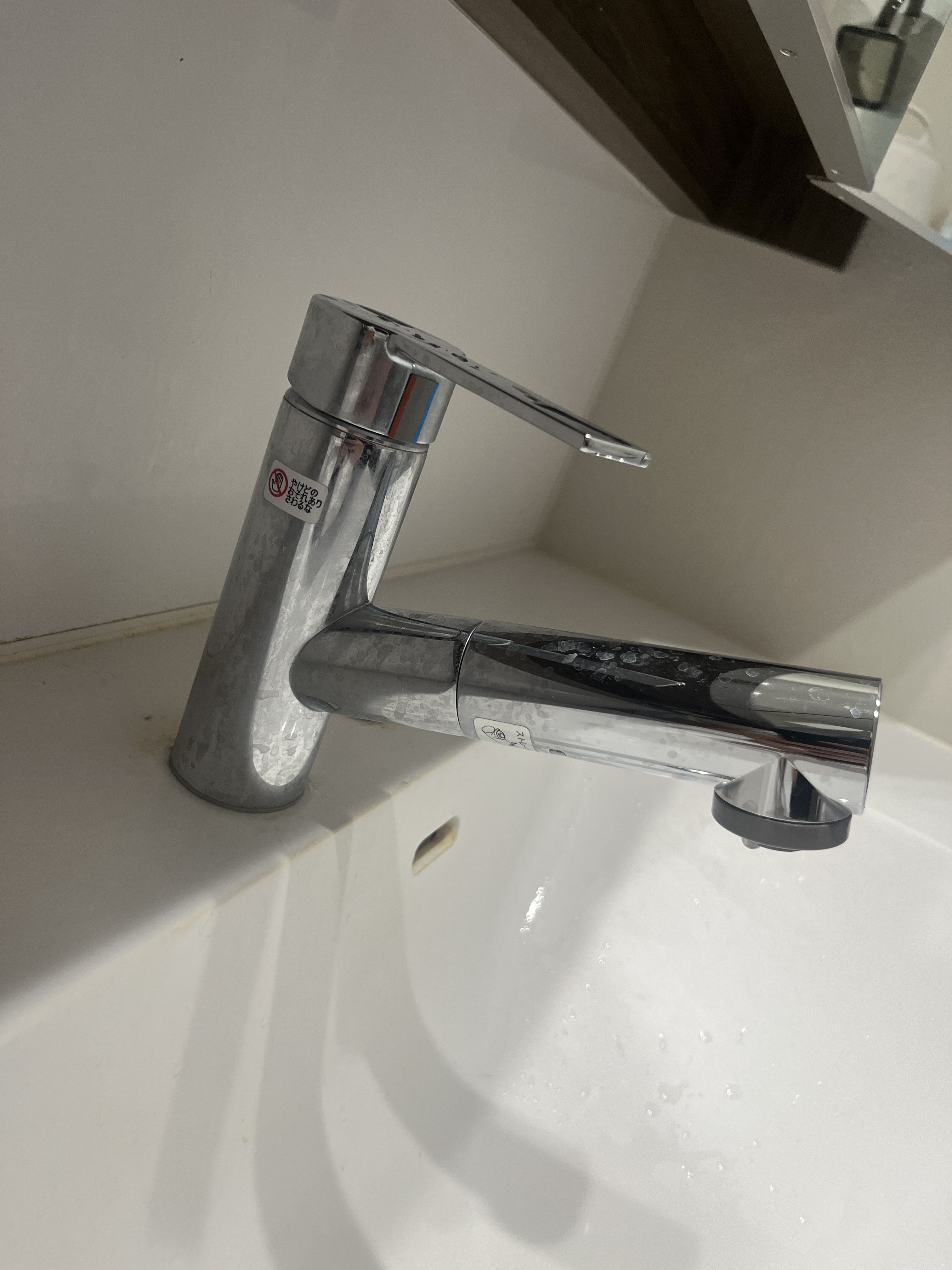 東京都北区王子の洗面所クリーニングの作業前1