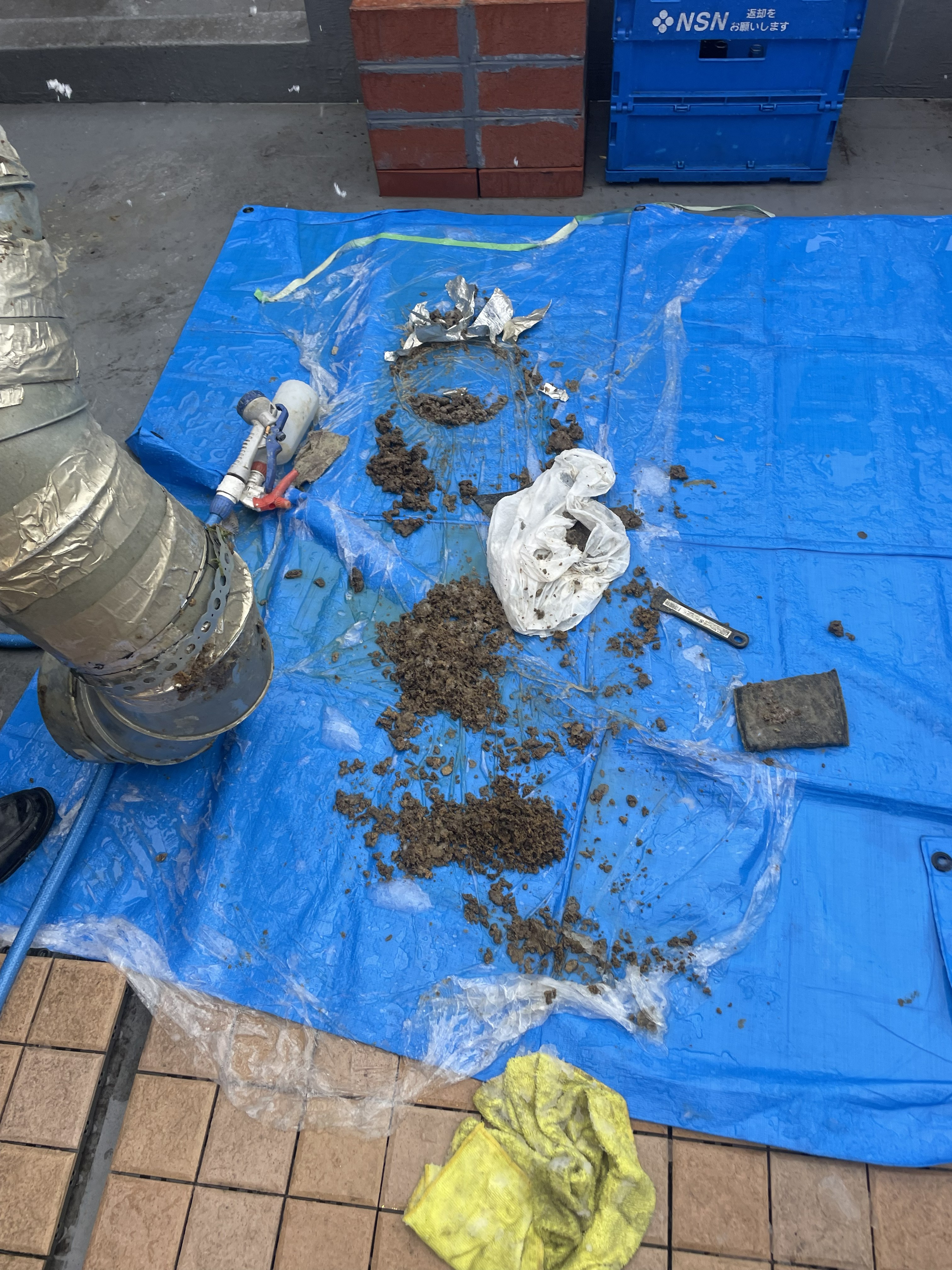 神奈川県横浜市青葉区青葉台のダクト清掃の作業後1