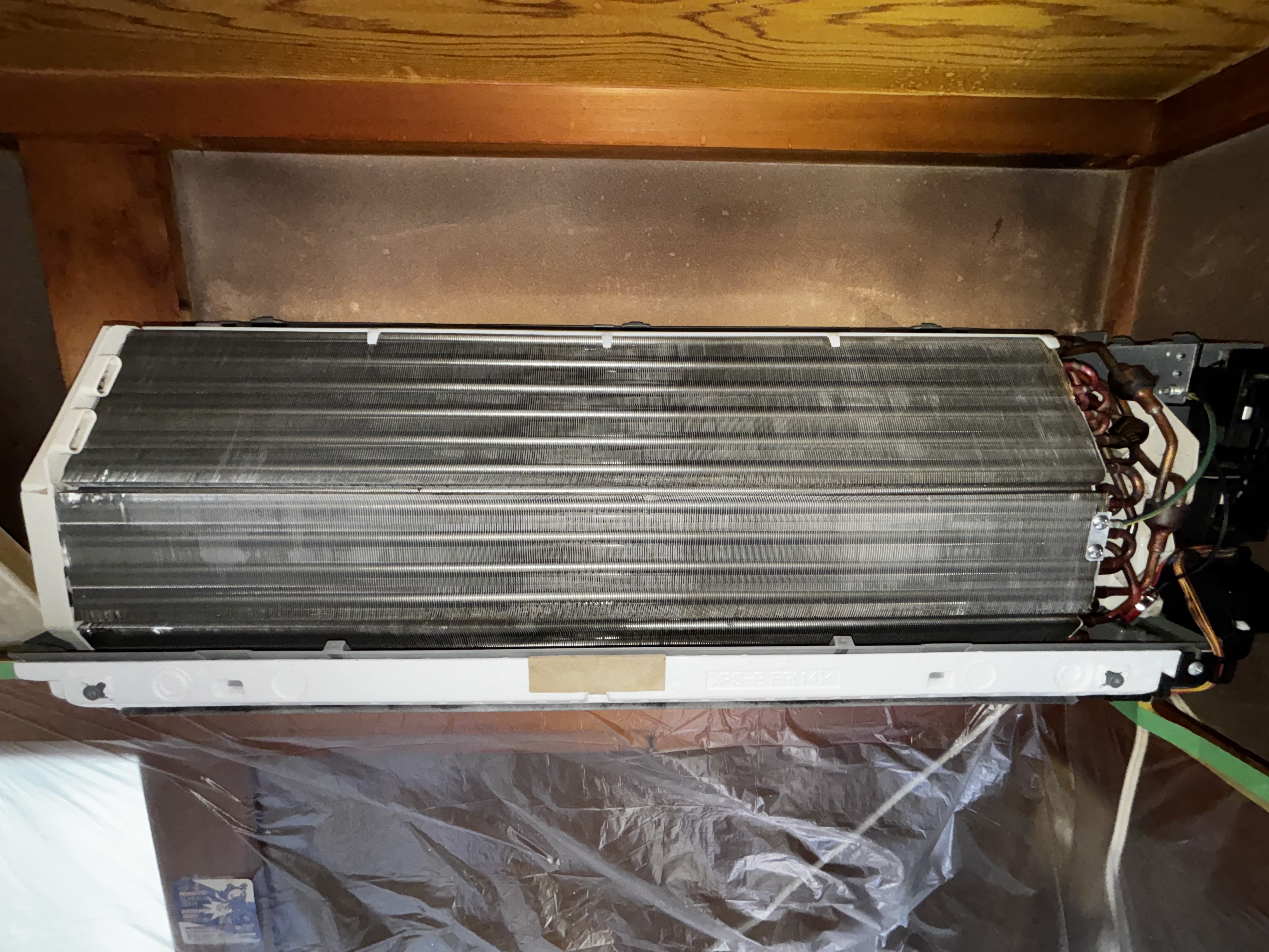 千葉県千葉市花見川区の壁掛けエアコンの作業後1