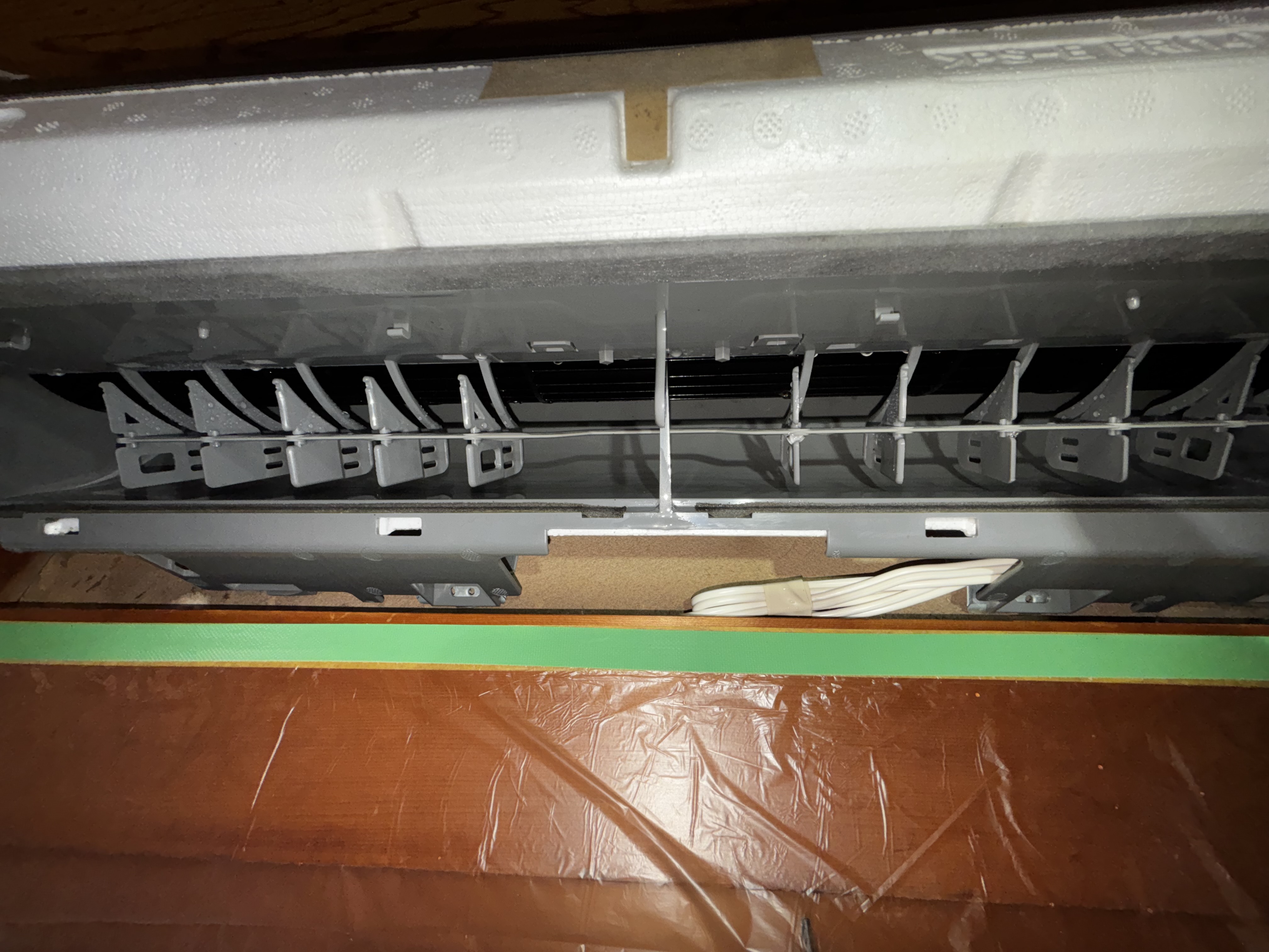 千葉県千葉市花見川区の壁掛けエアコンの作業後2