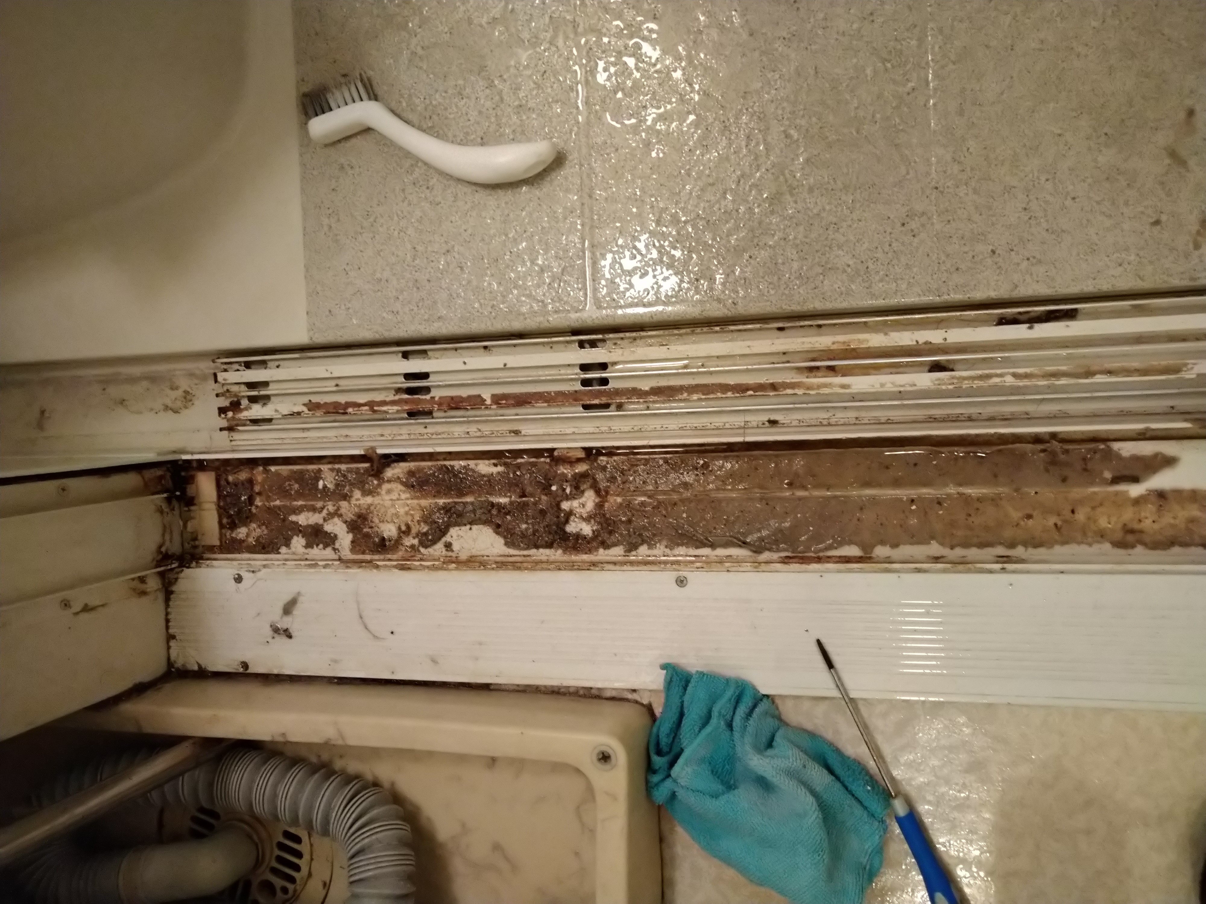 静岡県浜松市浜名区の浴室・お風呂クリーニングの作業前1