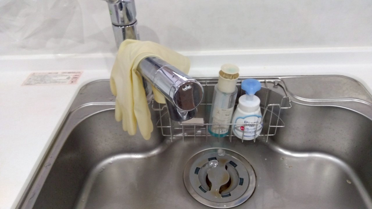 東京都中野区のキッチンクリーニングの作業前1