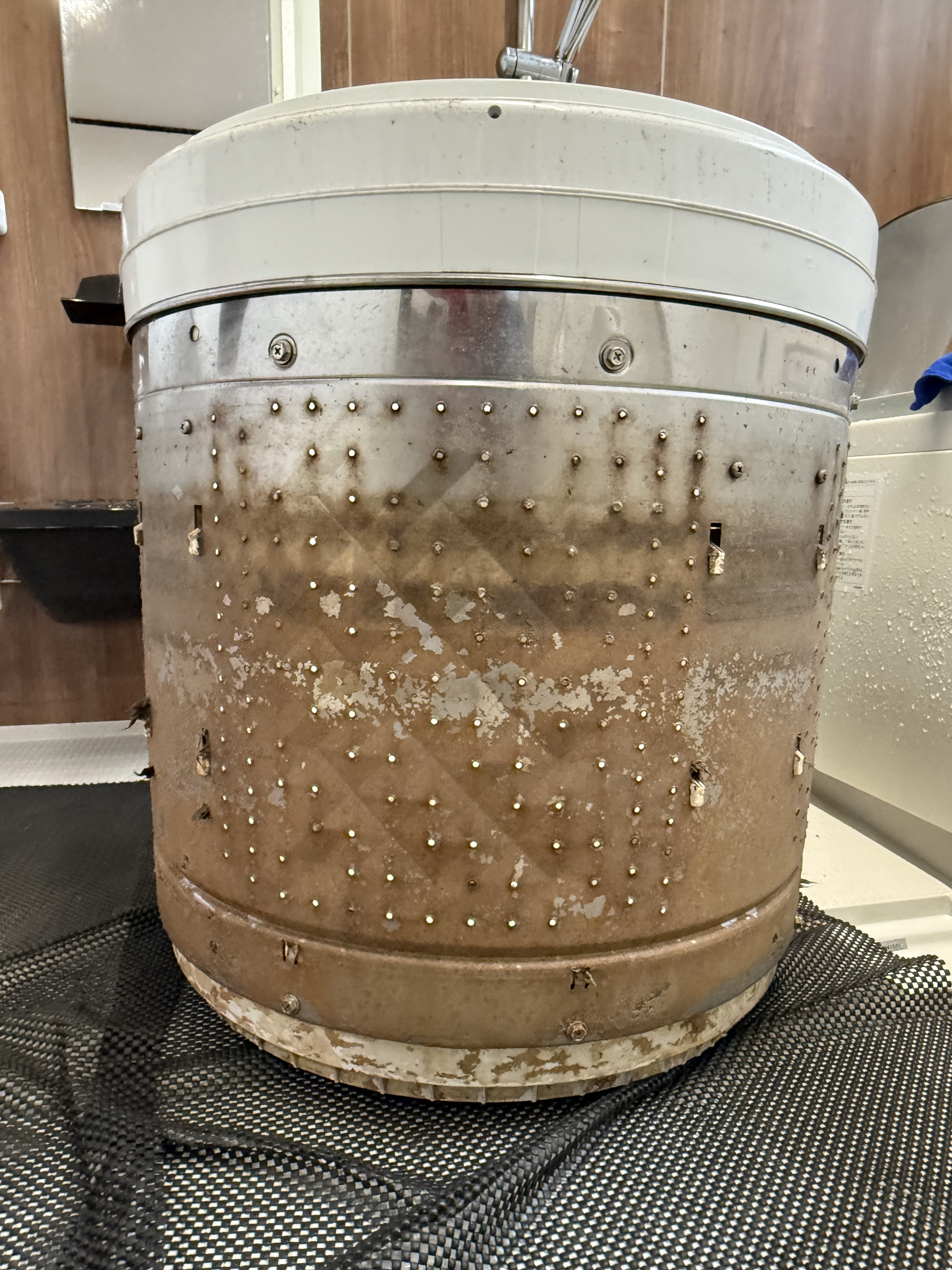 福岡県豊前市上毛町の洗濯機分解クリーニングの作業前3