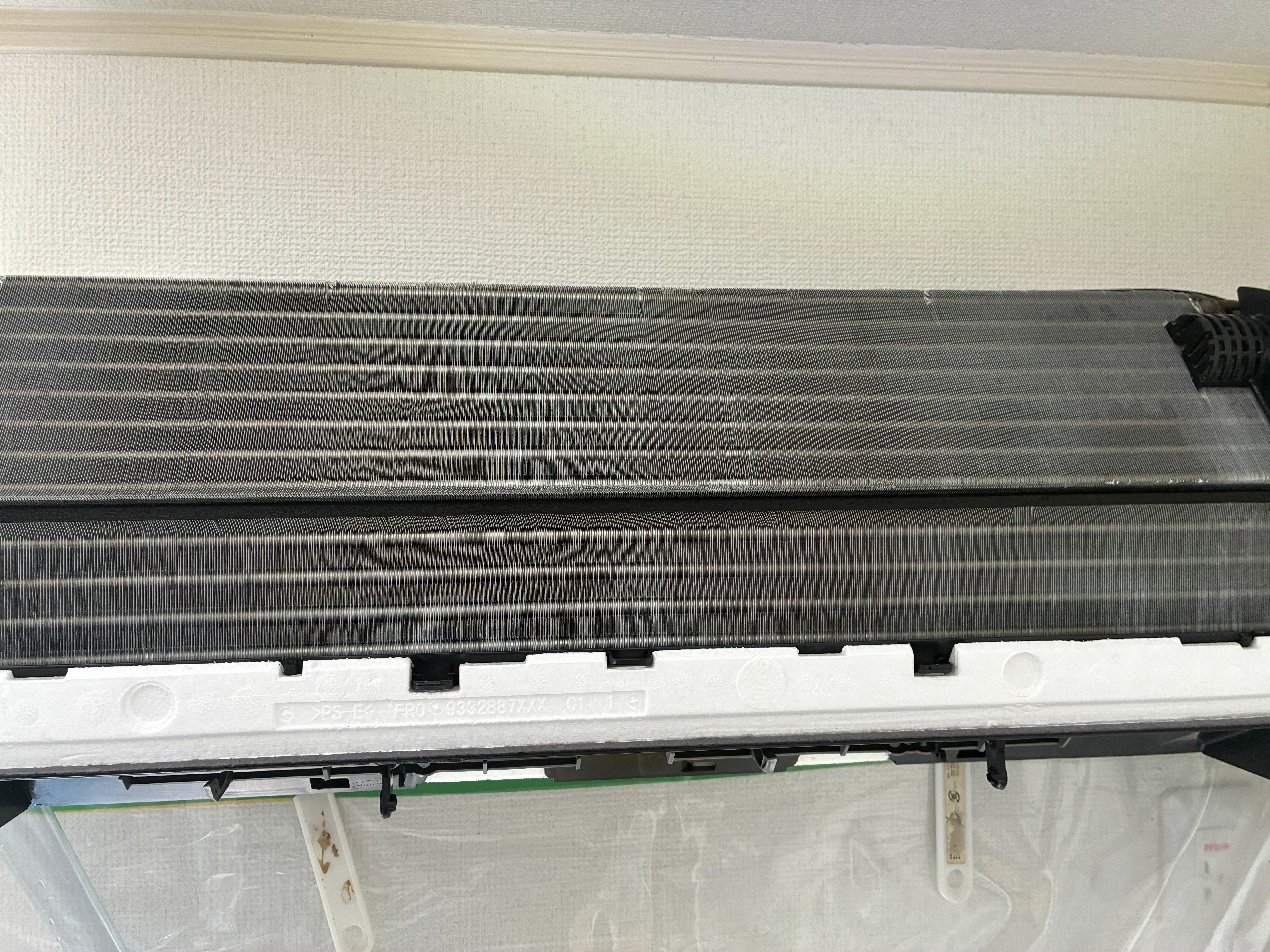 栃木県河内郡上三川町の壁掛けエアコンの作業後2