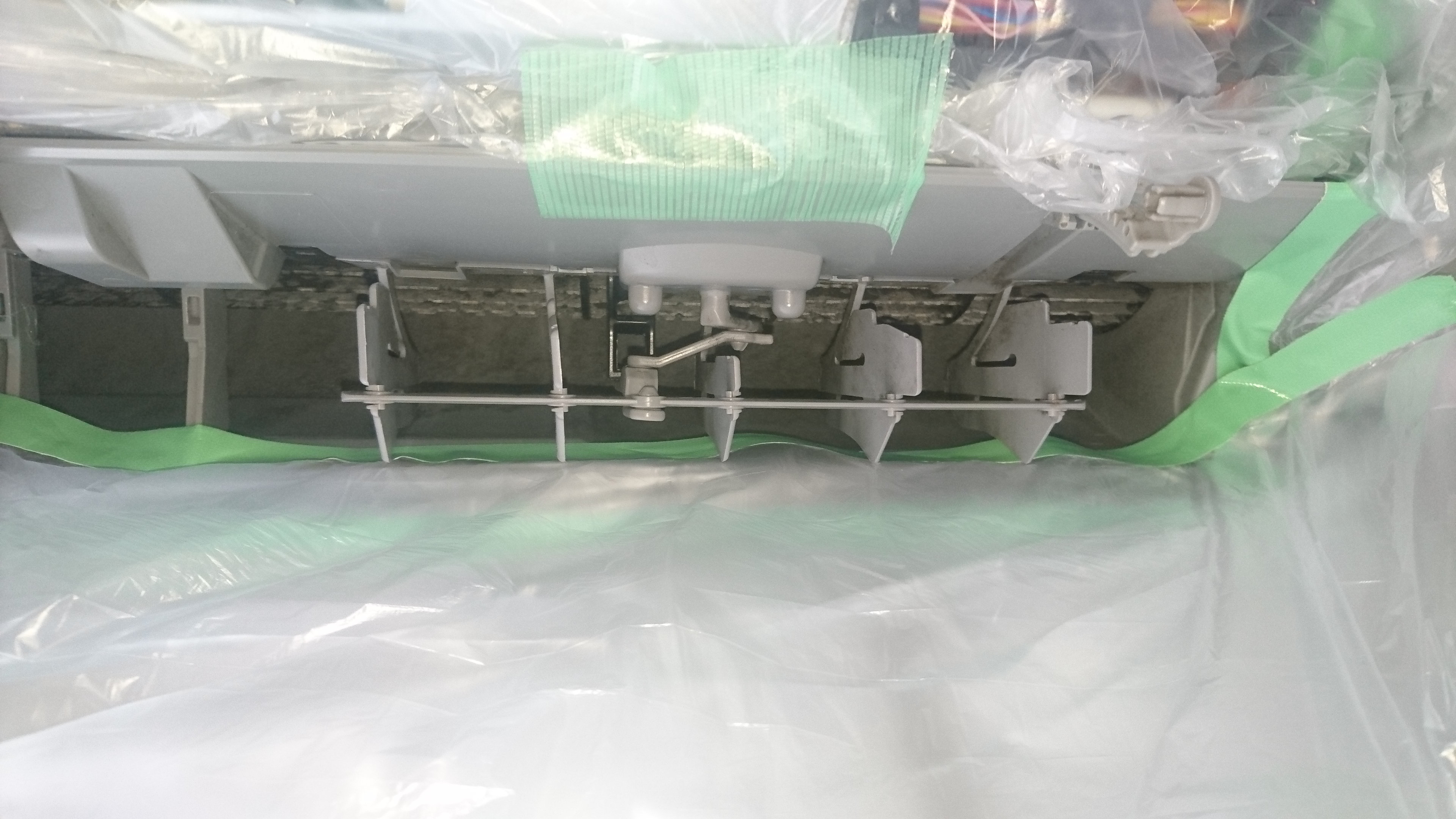 東京都国分寺市のお掃除機能付きエアコンの作業前1