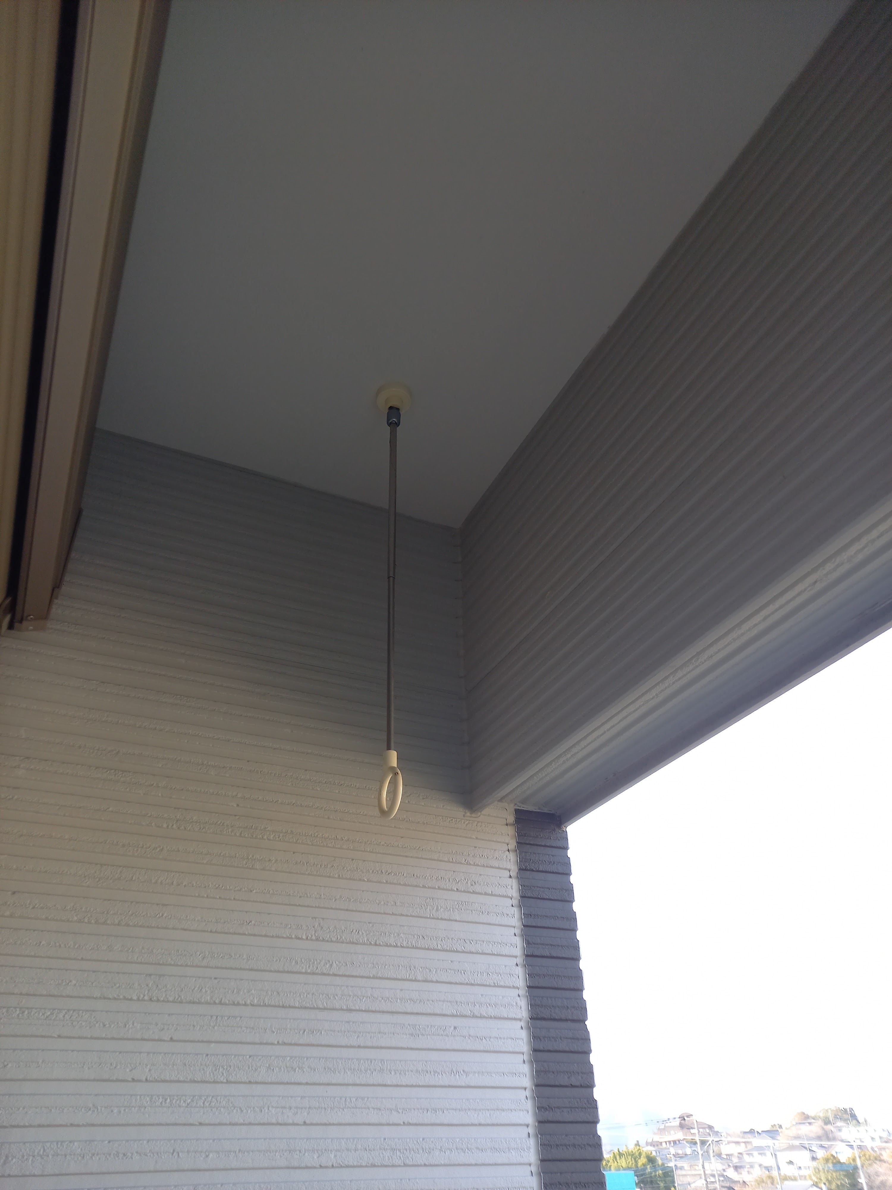 福岡県飯塚市伊岐須のベランダ・バルコニークリーニングの作業後1