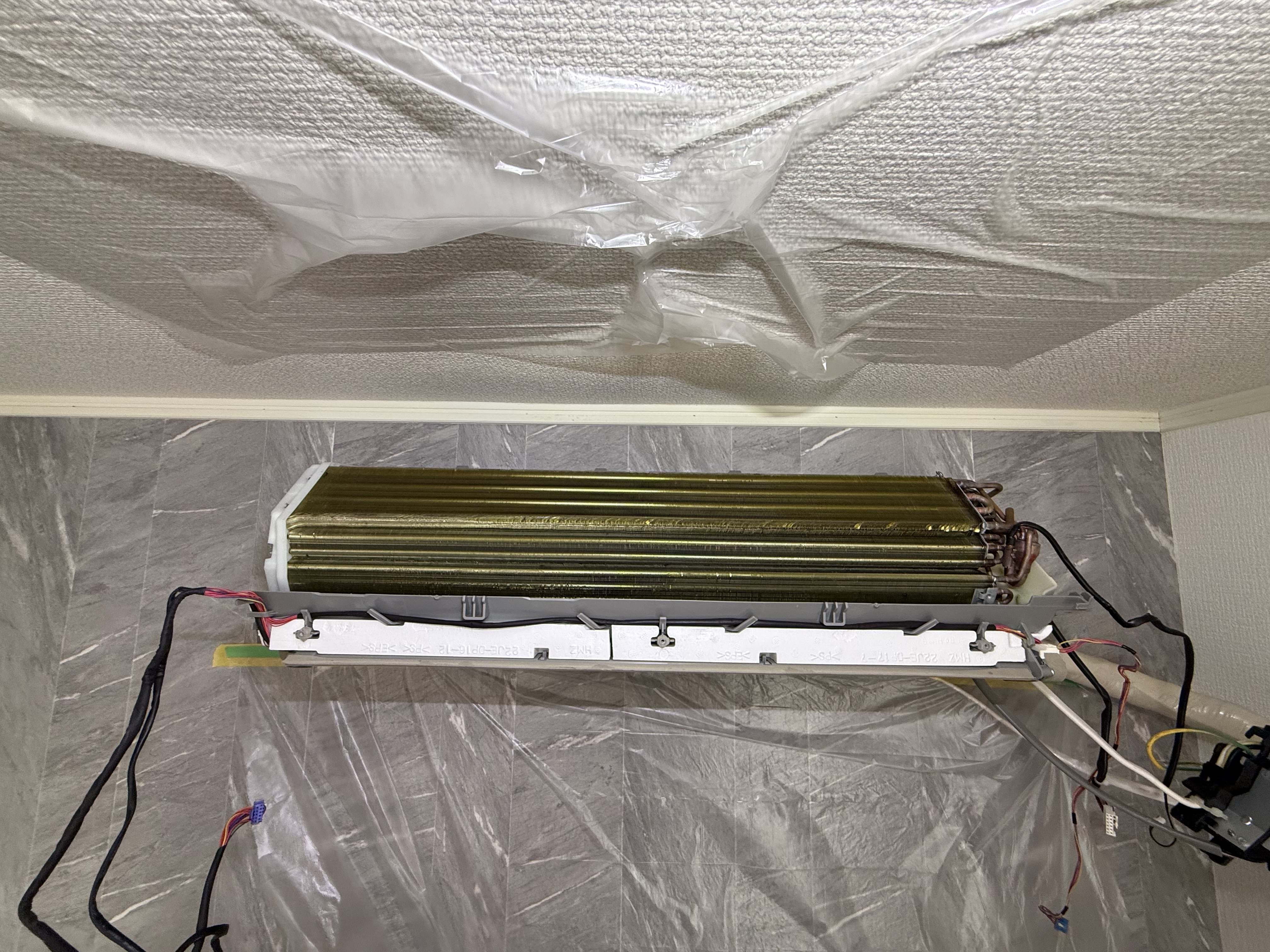 福岡県直方市のお掃除機能付きエアコンの作業後1