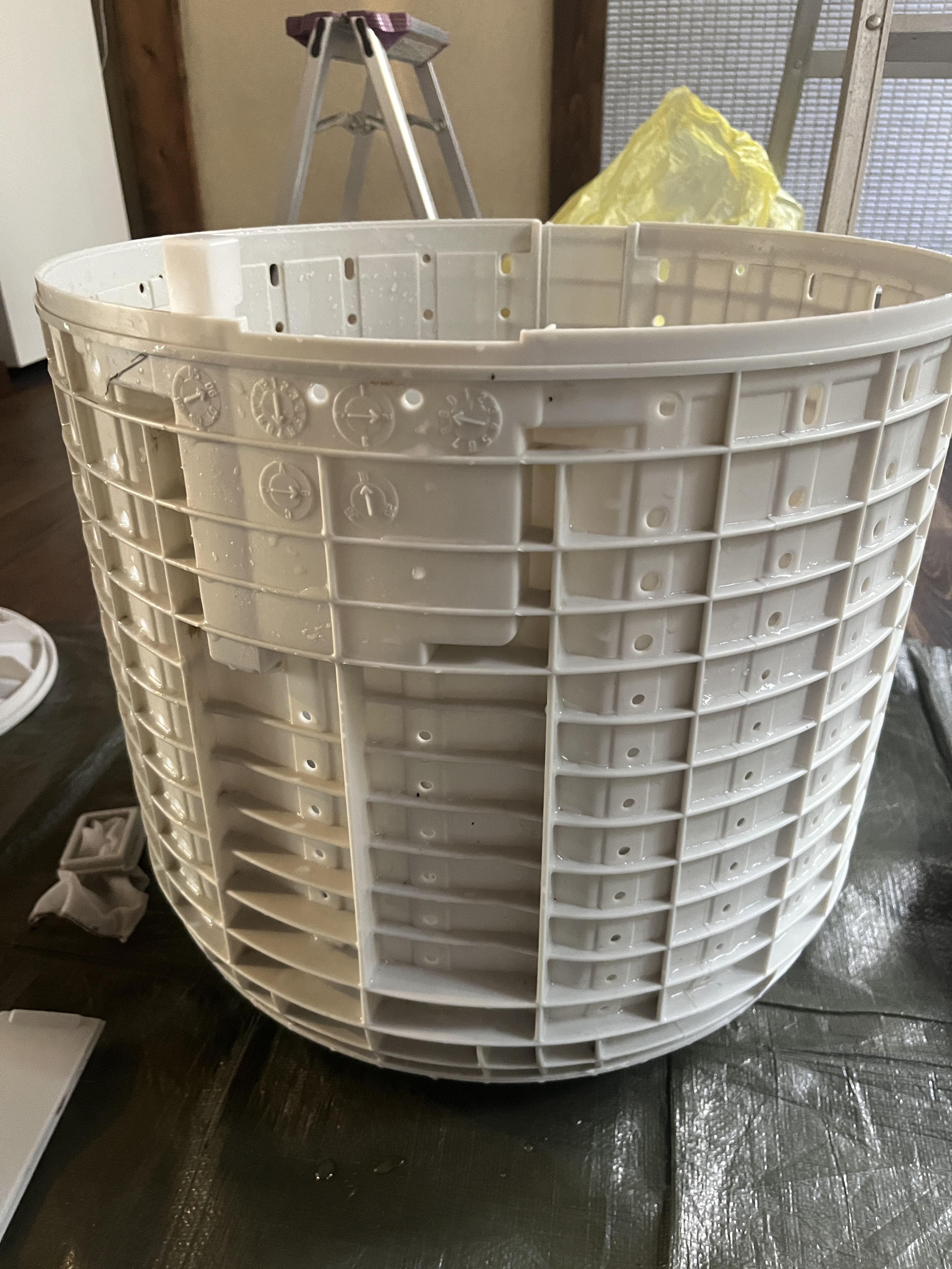 愛知県豊橋市の洗濯機分解クリーニングの作業後1