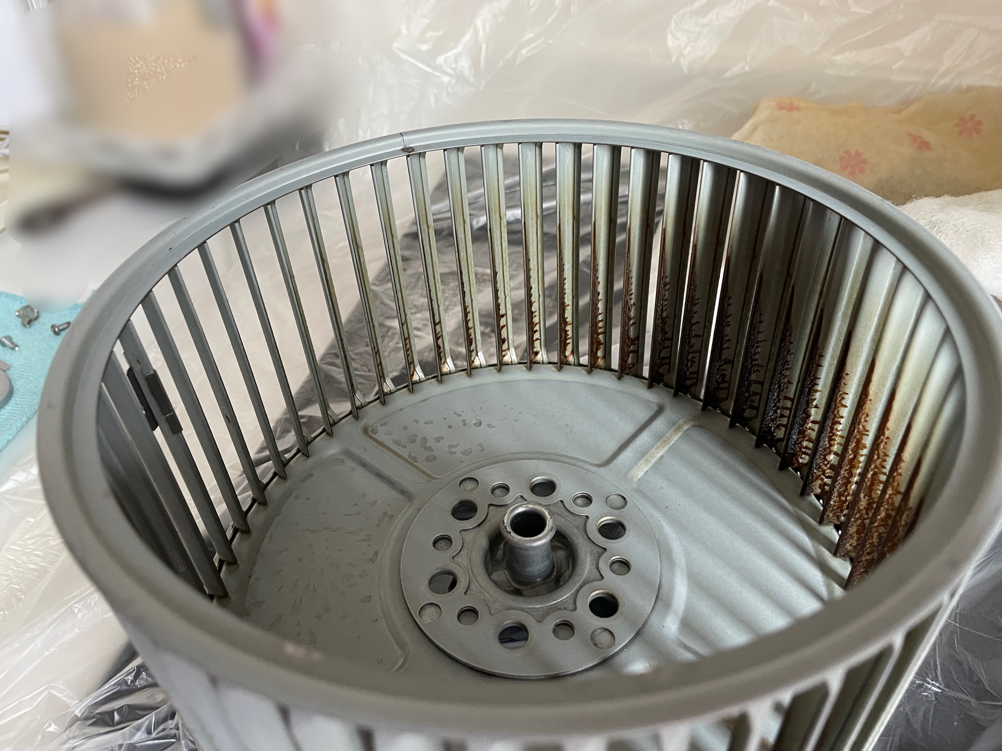 神奈川県横浜市南区のレンジフードクリーニングの作業前1