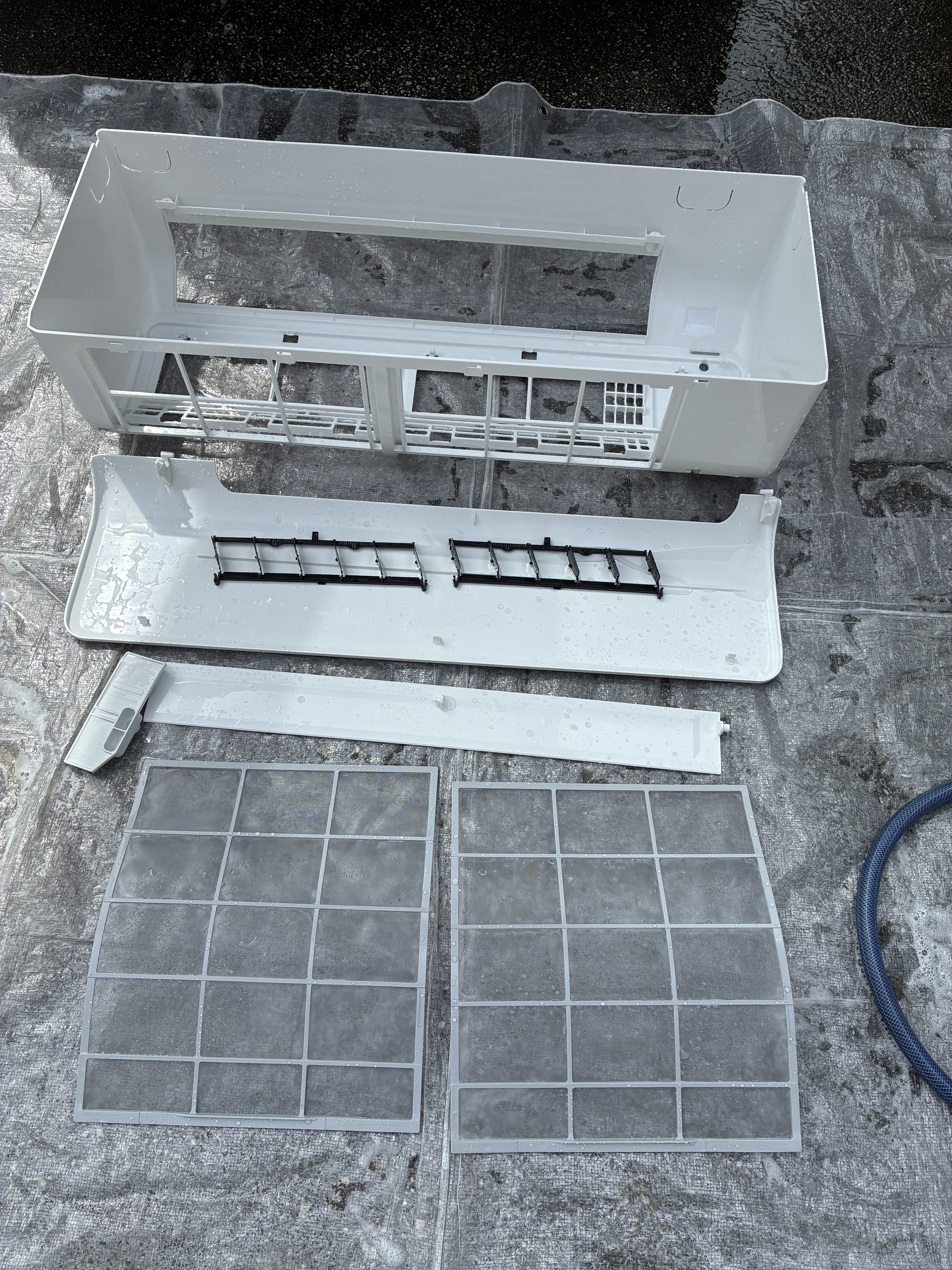 大阪府南河内郡千早赤阪村の壁掛けエアコンの作業後1