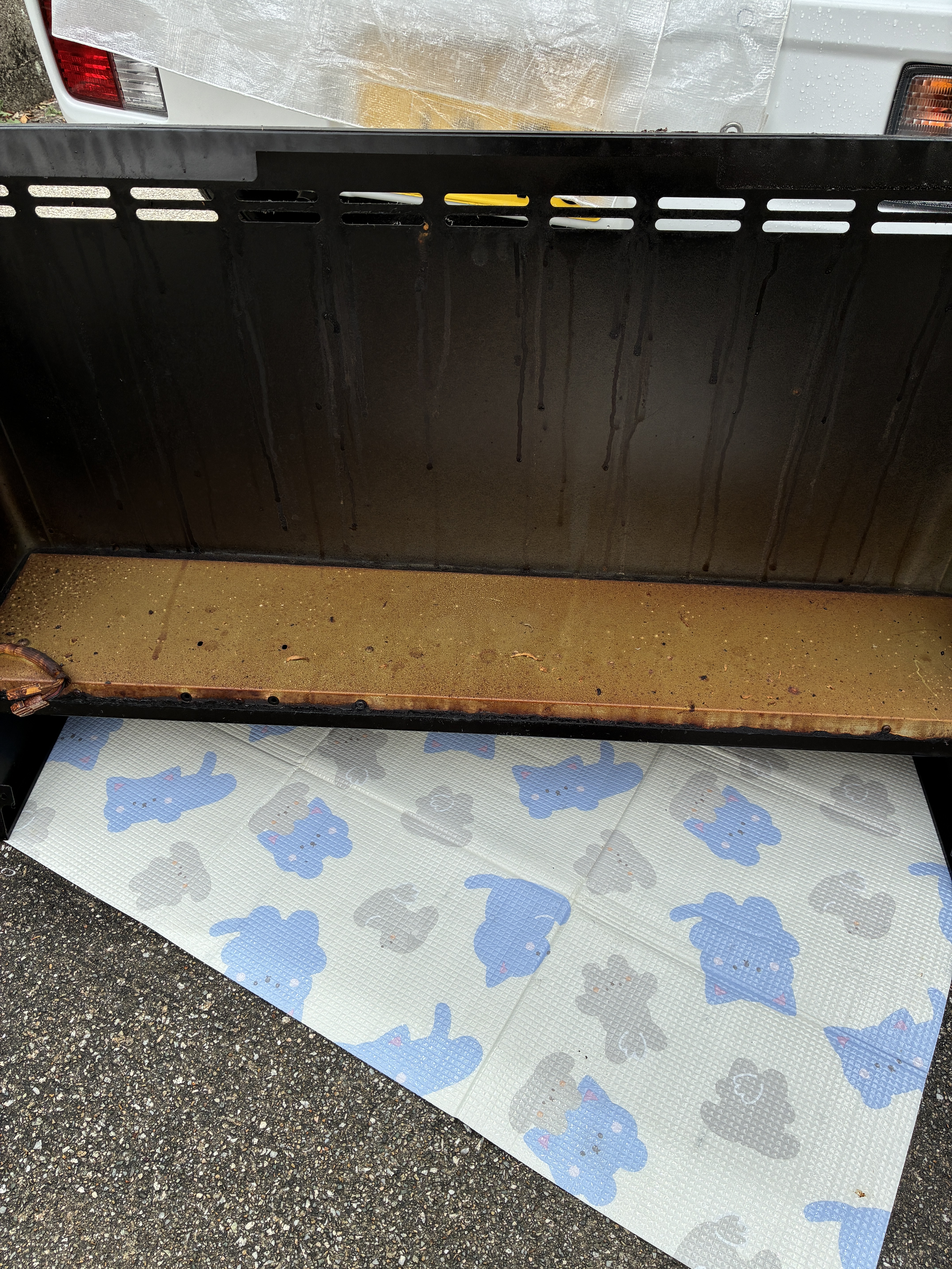 大阪府南河内郡千早赤阪村のレンジフードクリーニングの作業前1