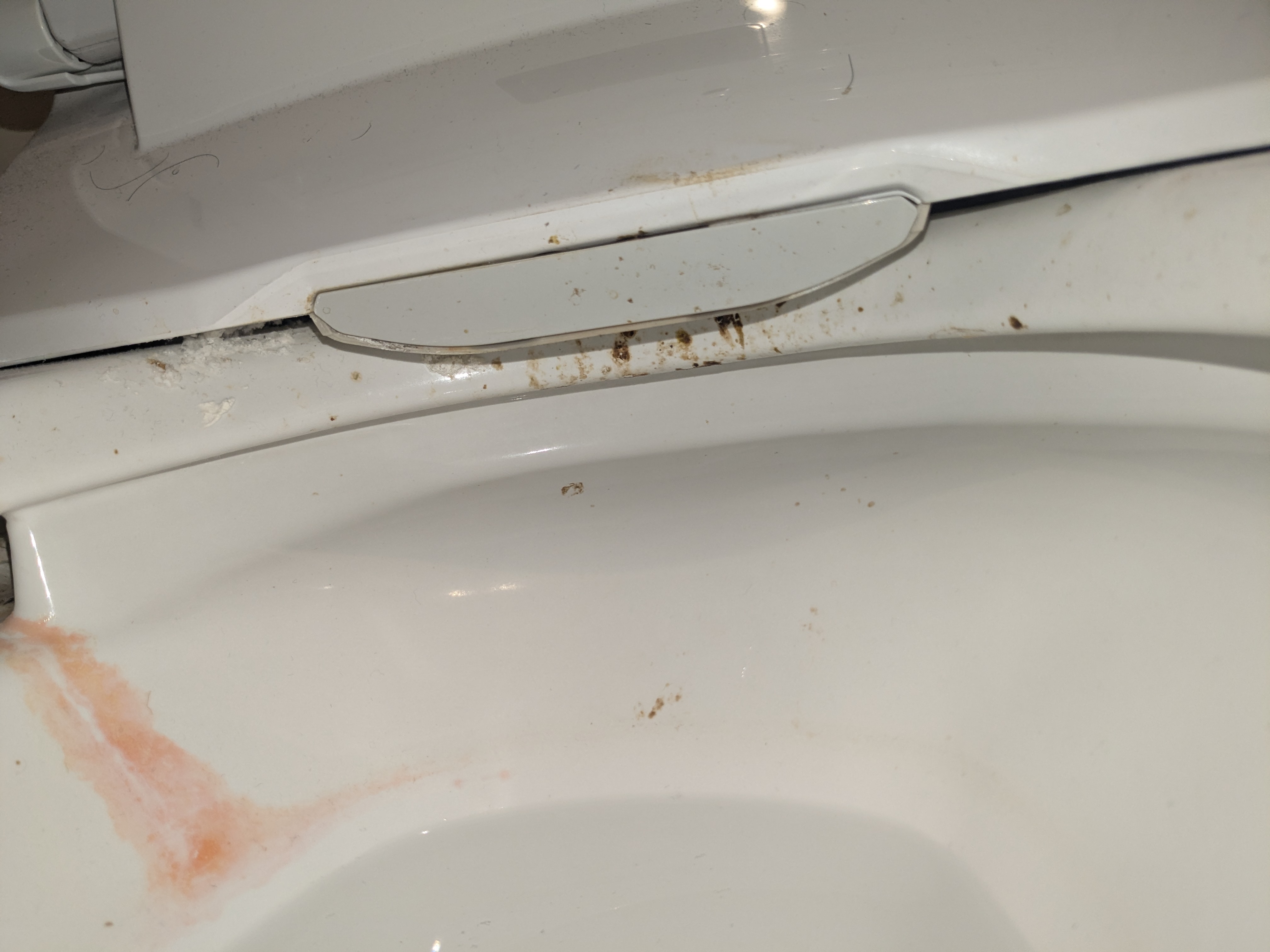 東京都港区北青山のトイレクリーニングの作業前2