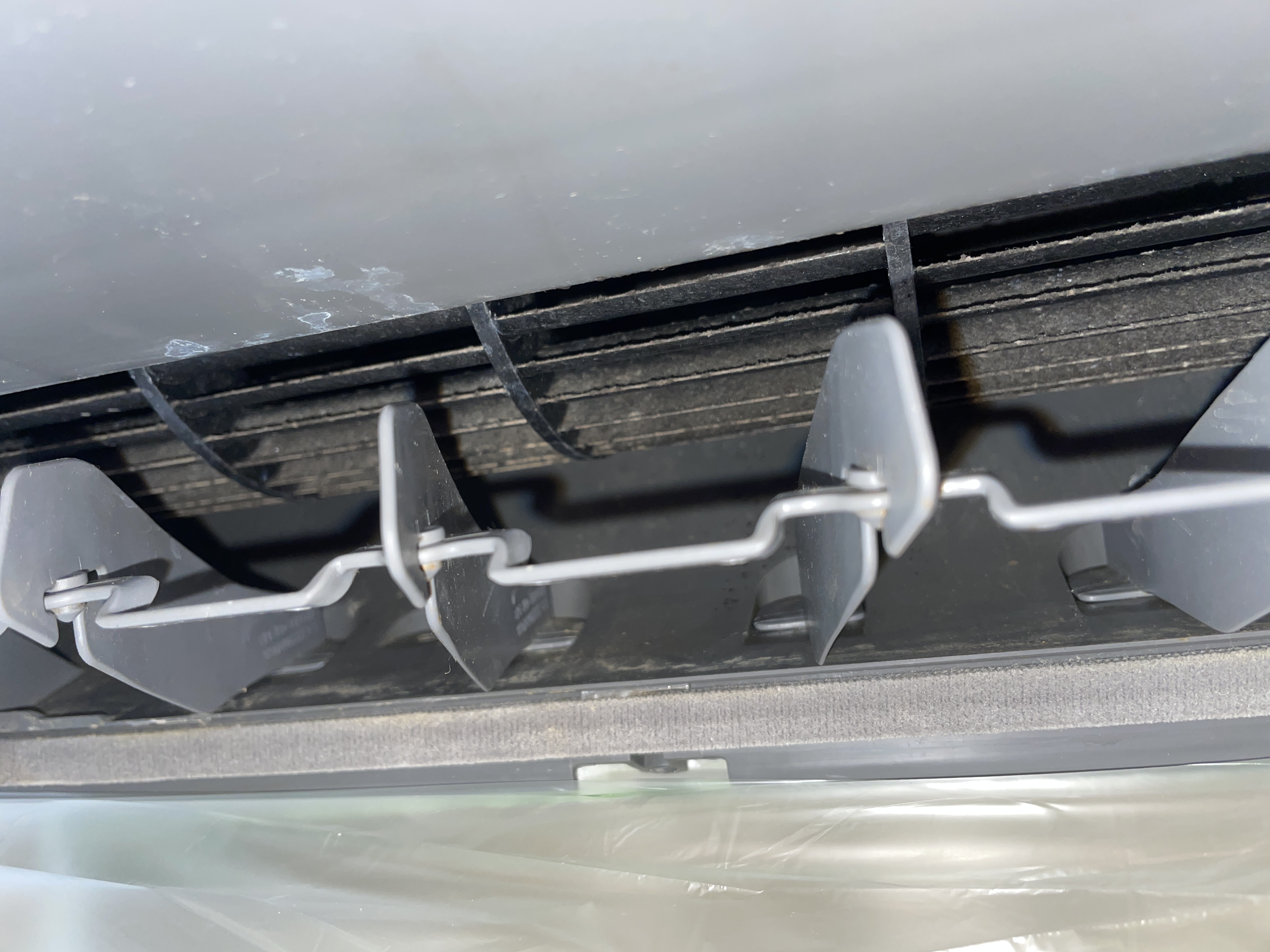 神奈川県横浜市南区の壁掛けエアコンの作業前1