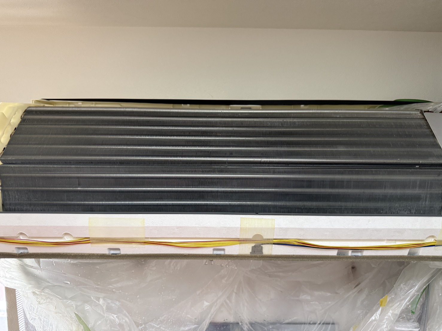 東京都荒川区西尾久の壁掛けエアコンの作業後1