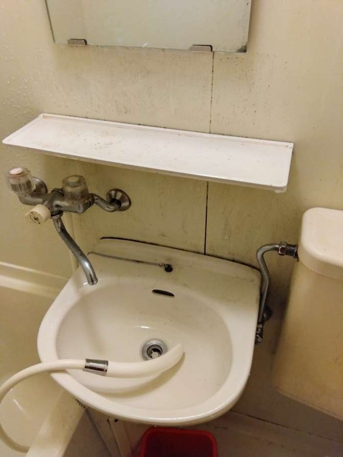 東京都豊島区高松の浴室・お風呂クリーニングの作業前1