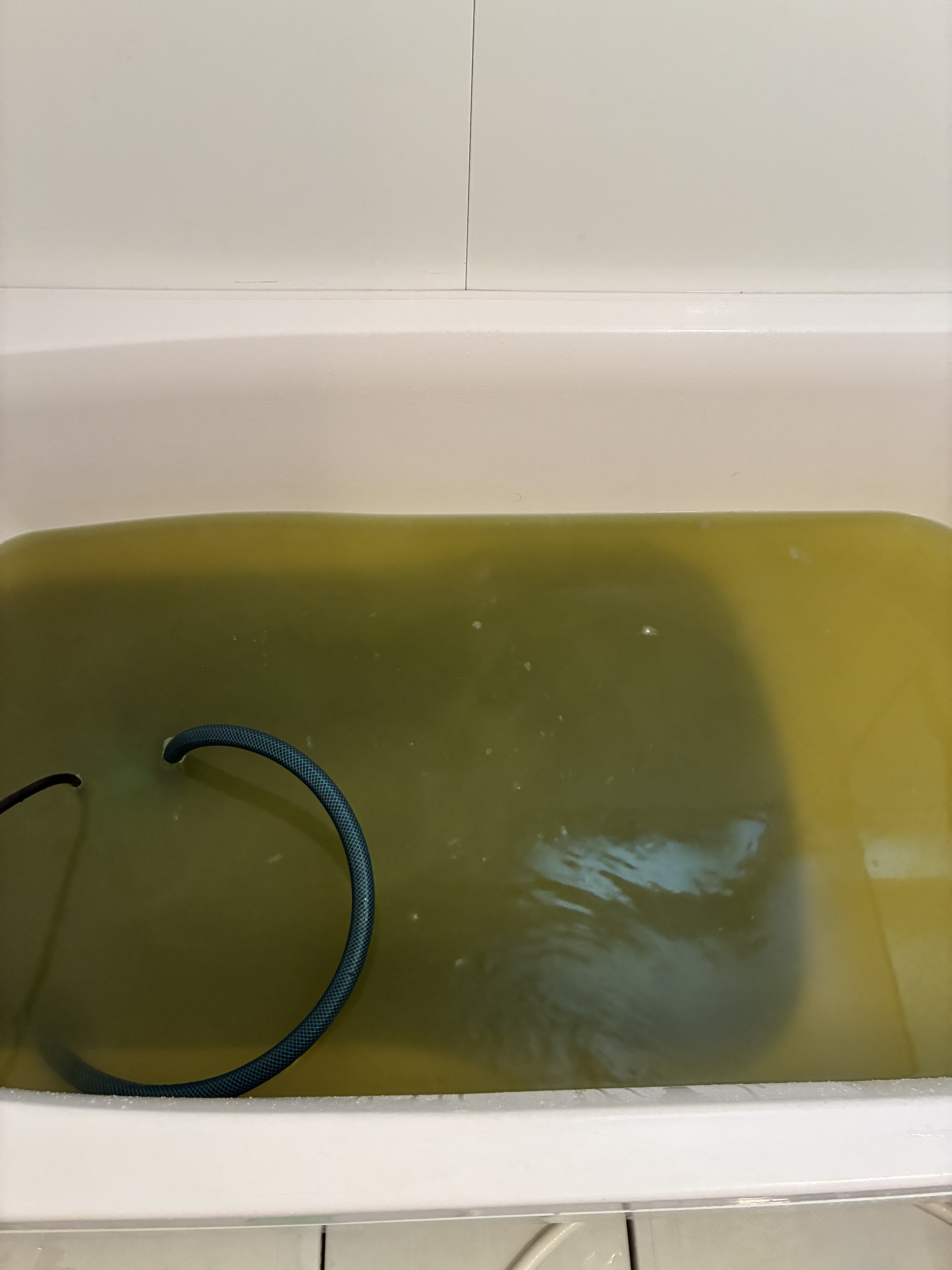 大阪府大阪市東淀川区の追い焚き配管除菌洗浄の作業後1