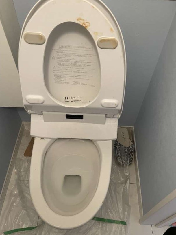 東京都杉並区浜田山のトイレクリーニングの作業前1