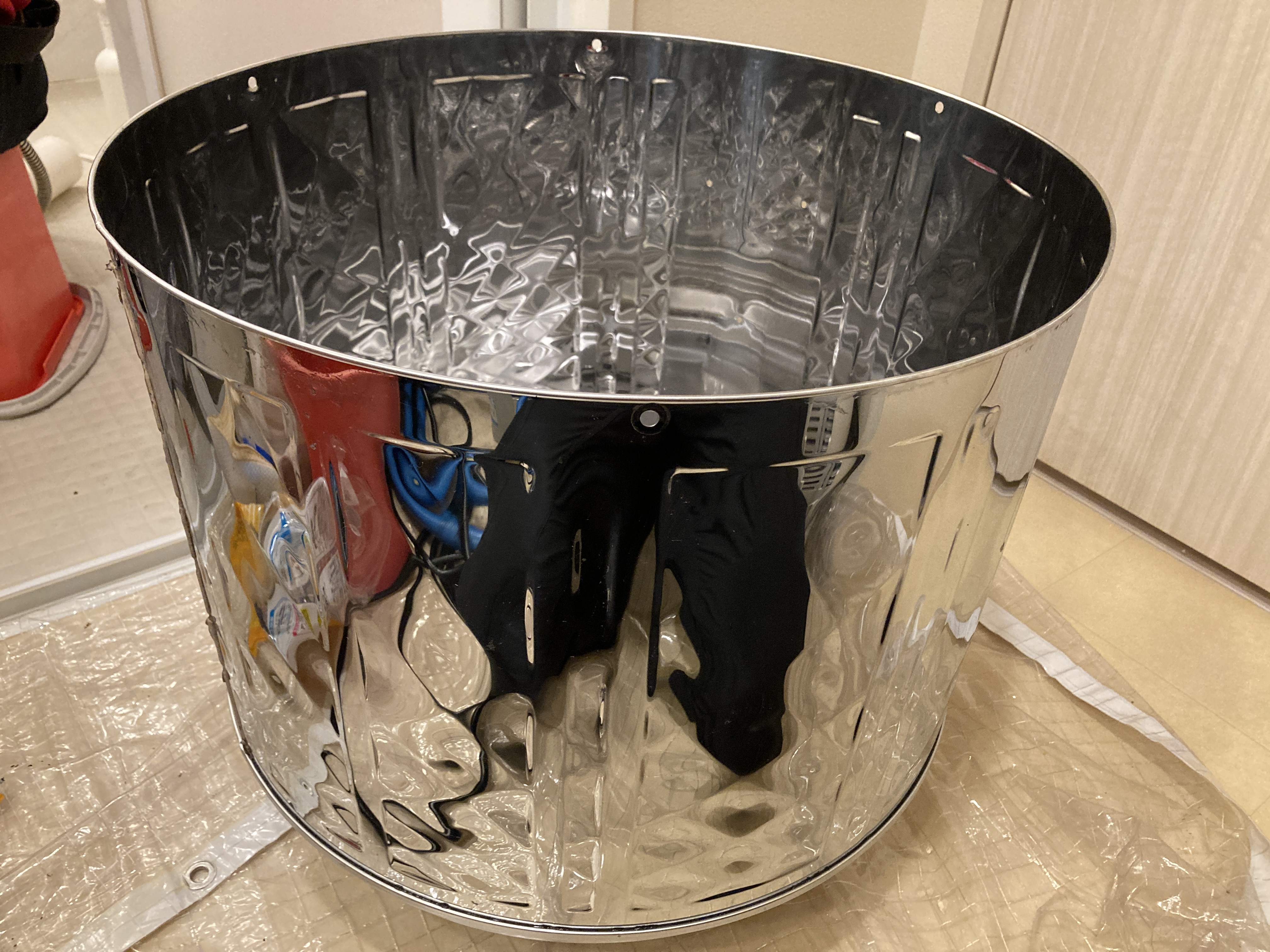 京都府京都市右京区西院高田町の洗濯機分解クリーニングの作業後1