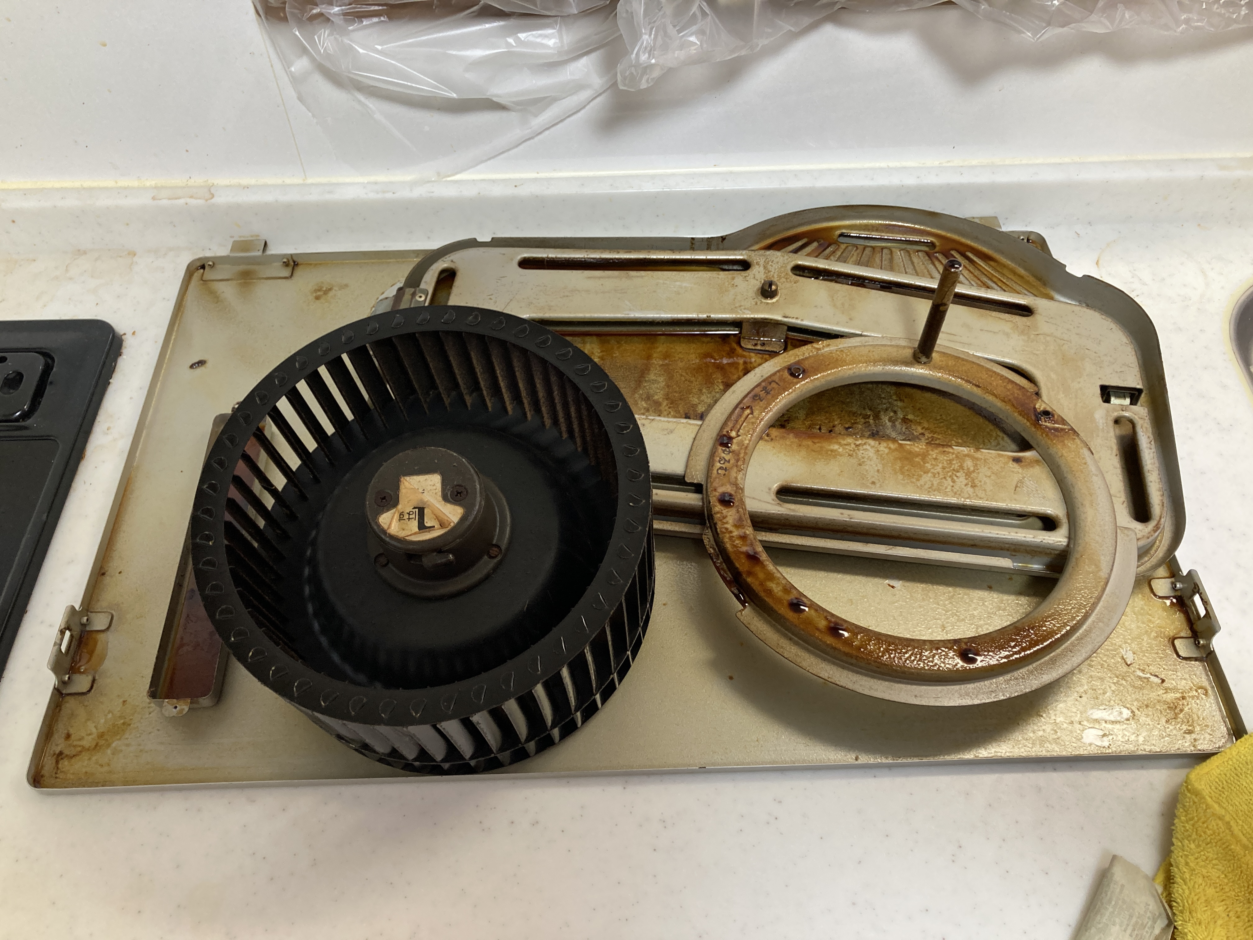 京都府京都市西京区松尾大利町のキッチンクリーニングの作業前2