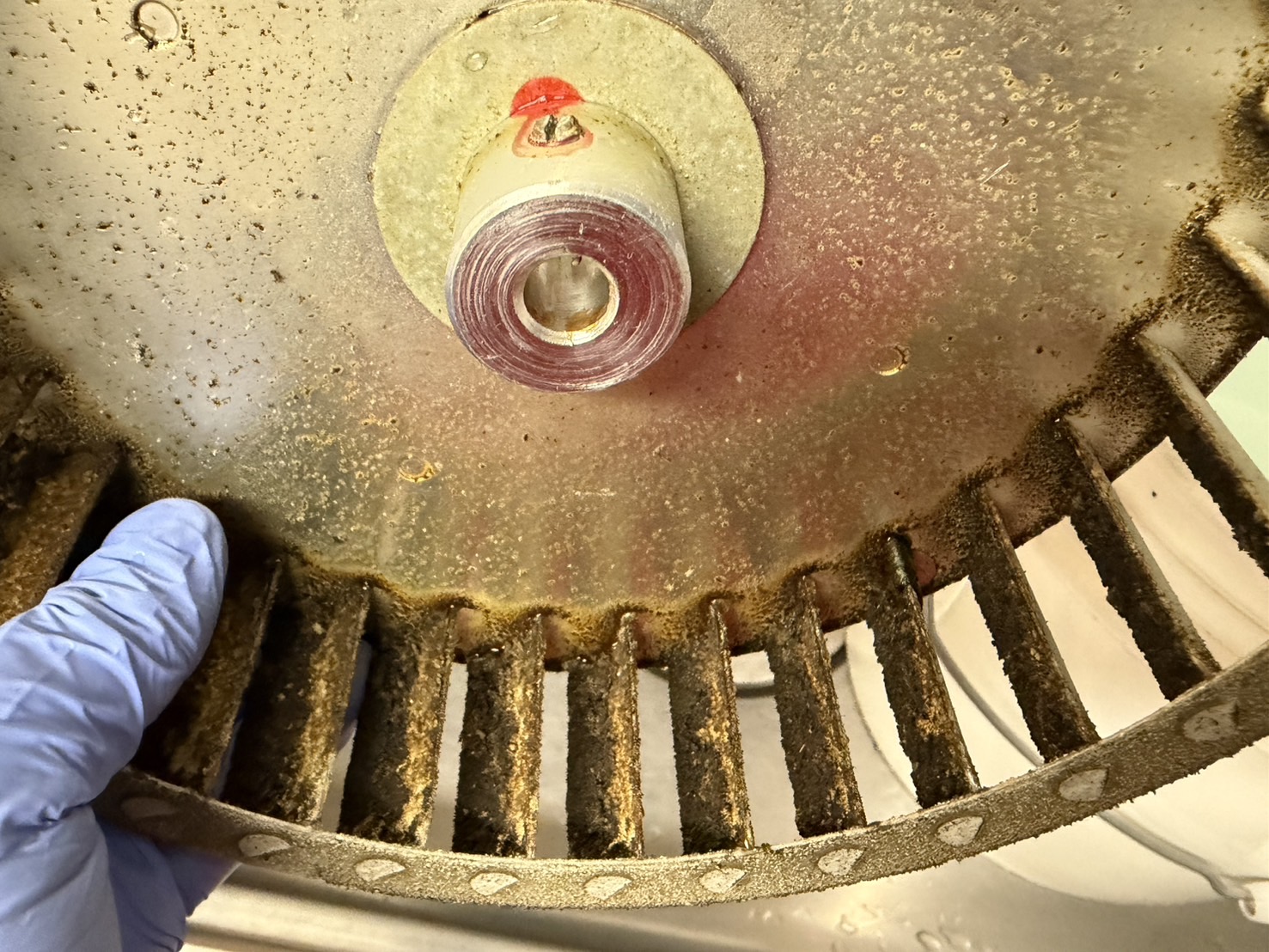 千葉県柏市千代田のレンジフードクリーニングの作業前1