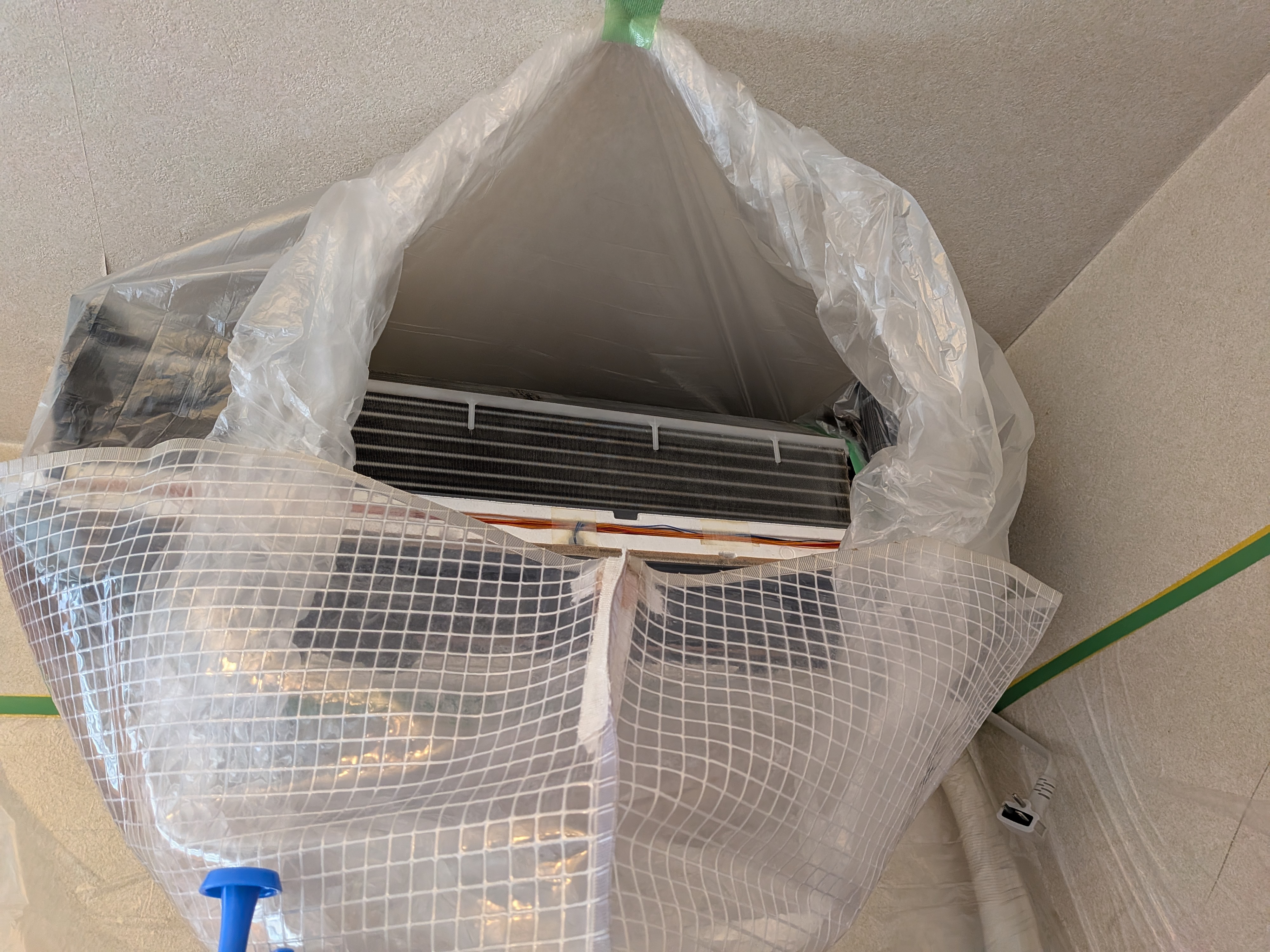 東京都品川区戸越のお掃除機能付きエアコンの作業前3