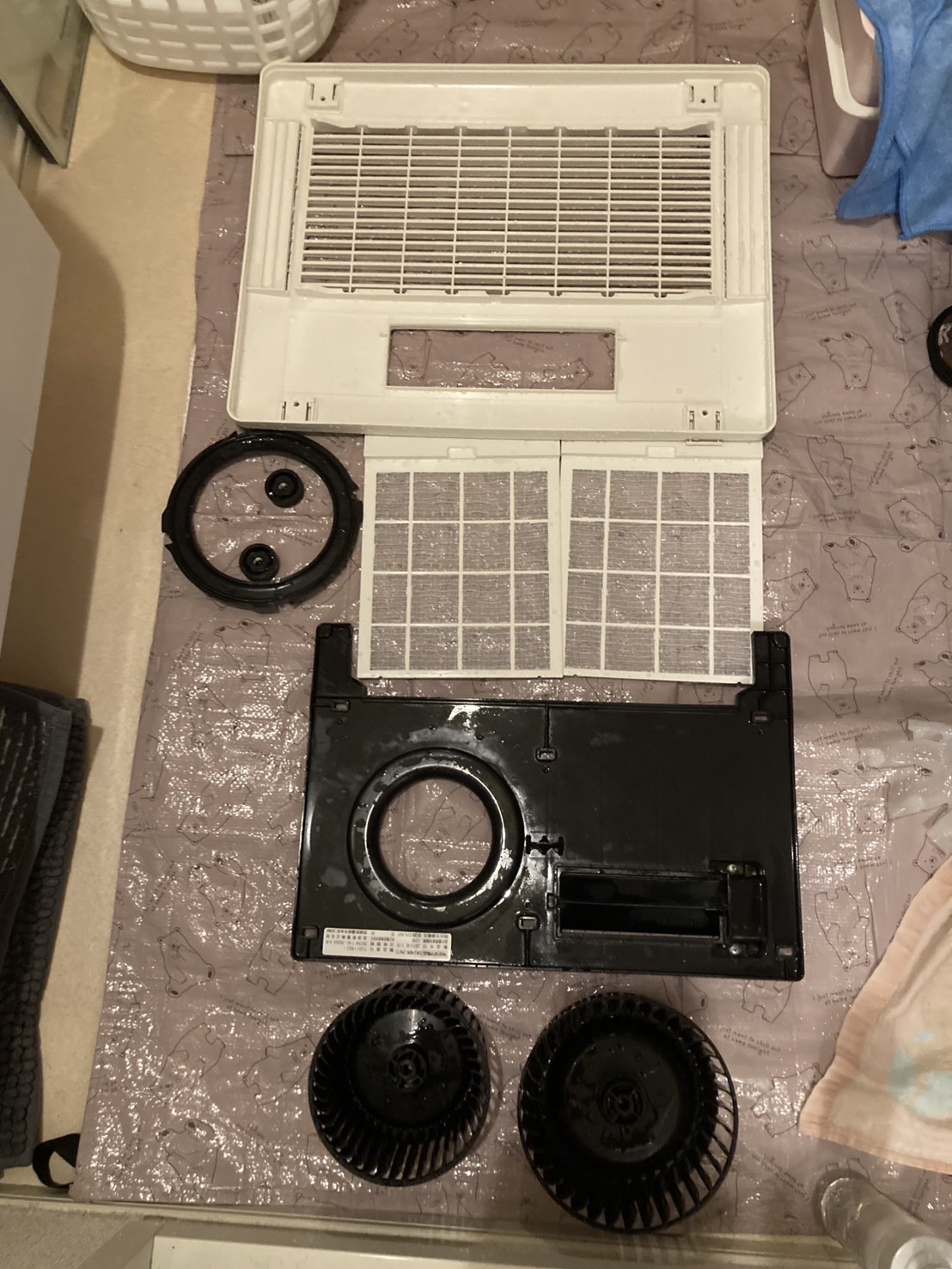 大阪府大阪市東淀川区の浴室乾燥機クリーニングの作業後2