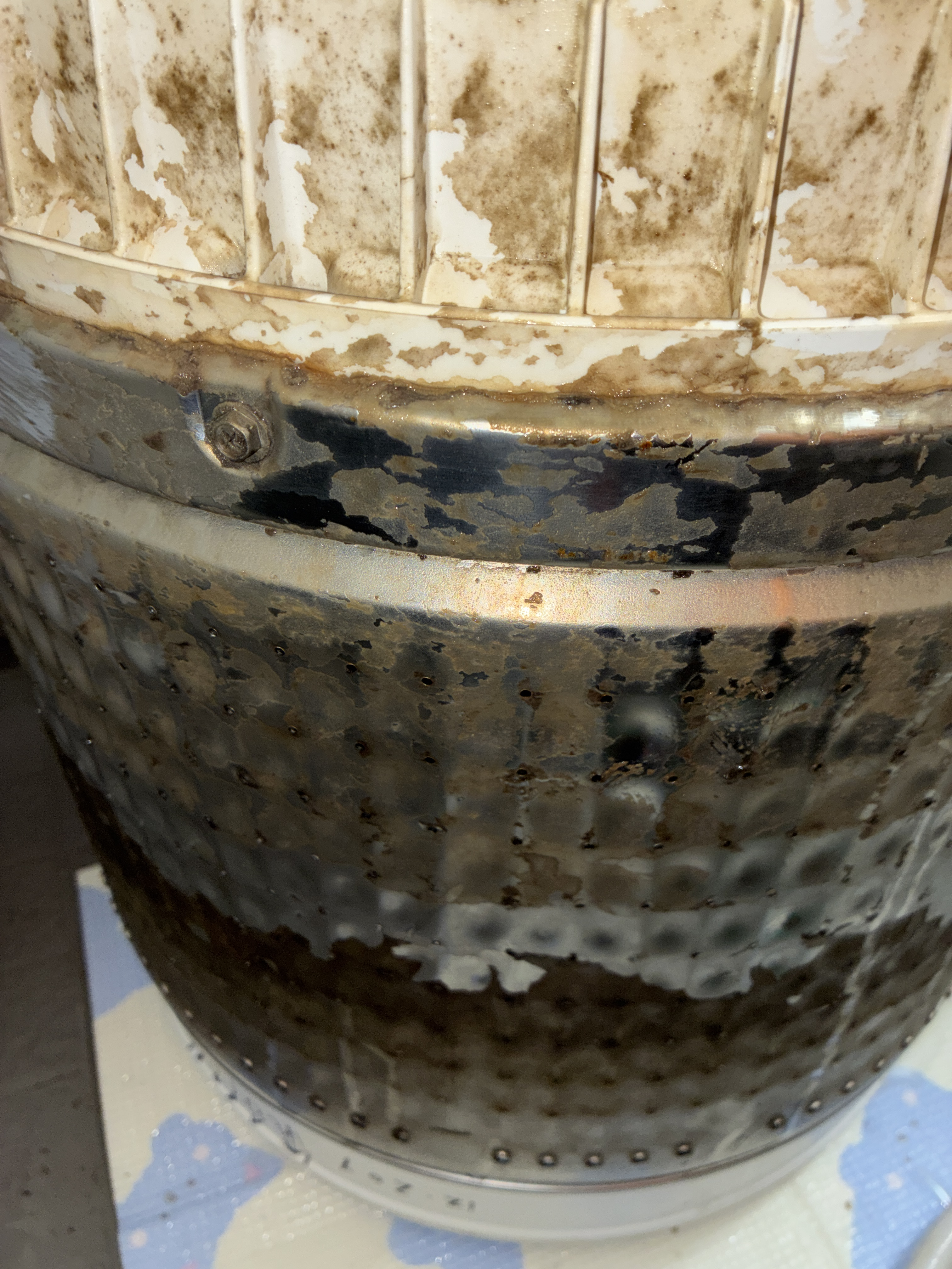 大阪府東大阪市の洗濯機分解クリーニングの作業前3