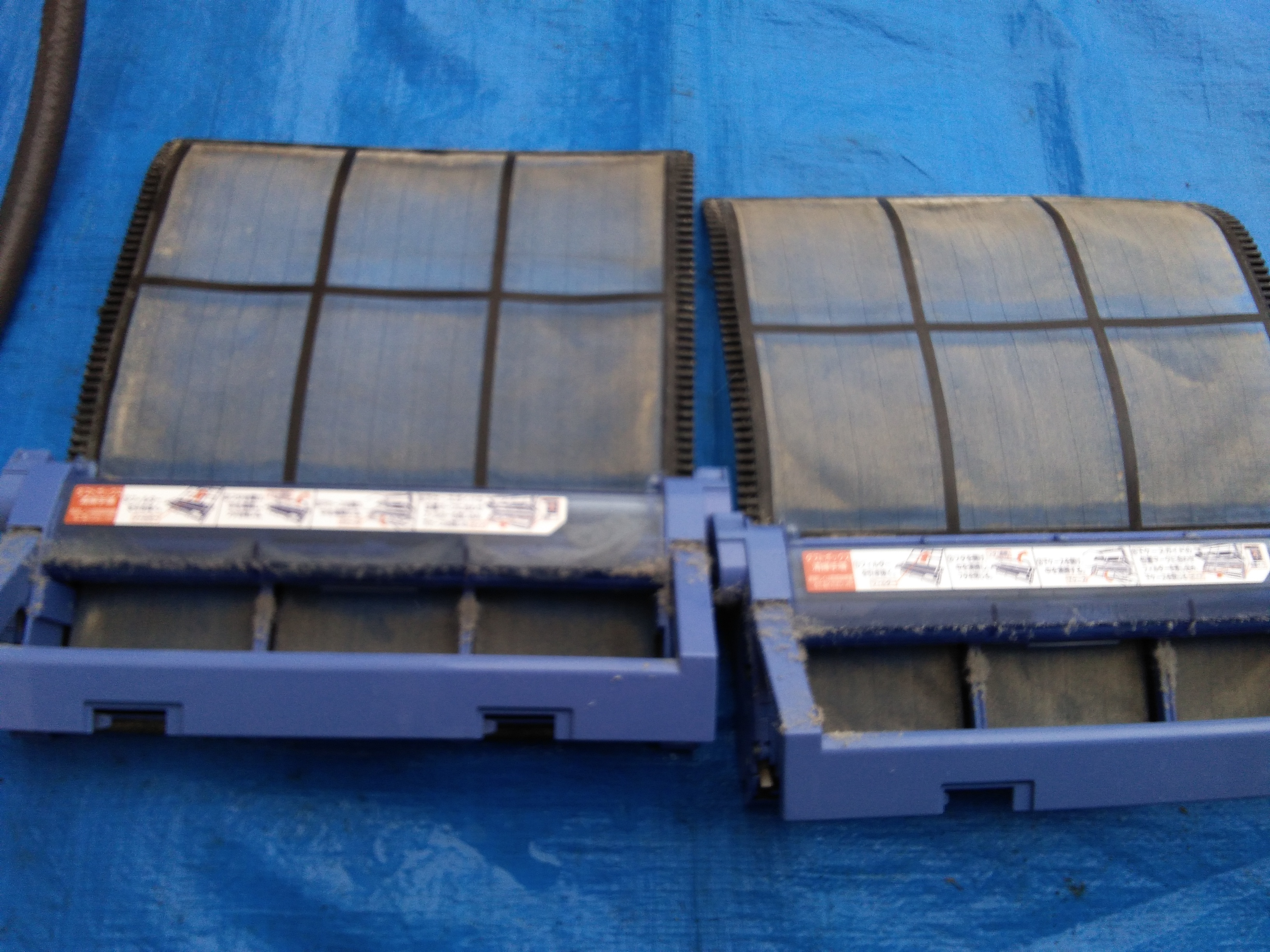 福島県いわき市泉のお掃除機能付きエアコンの作業前1