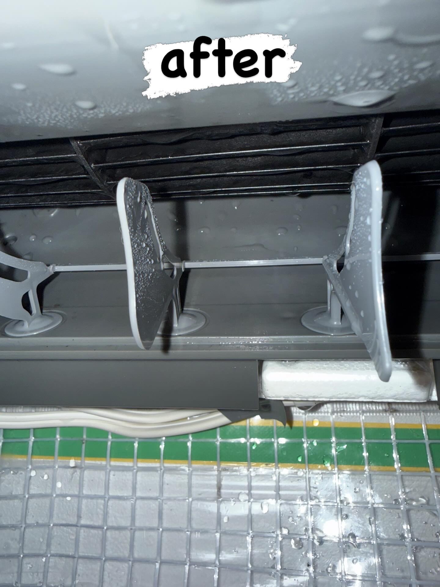 千葉県東金市の壁掛けエアコンの作業後1