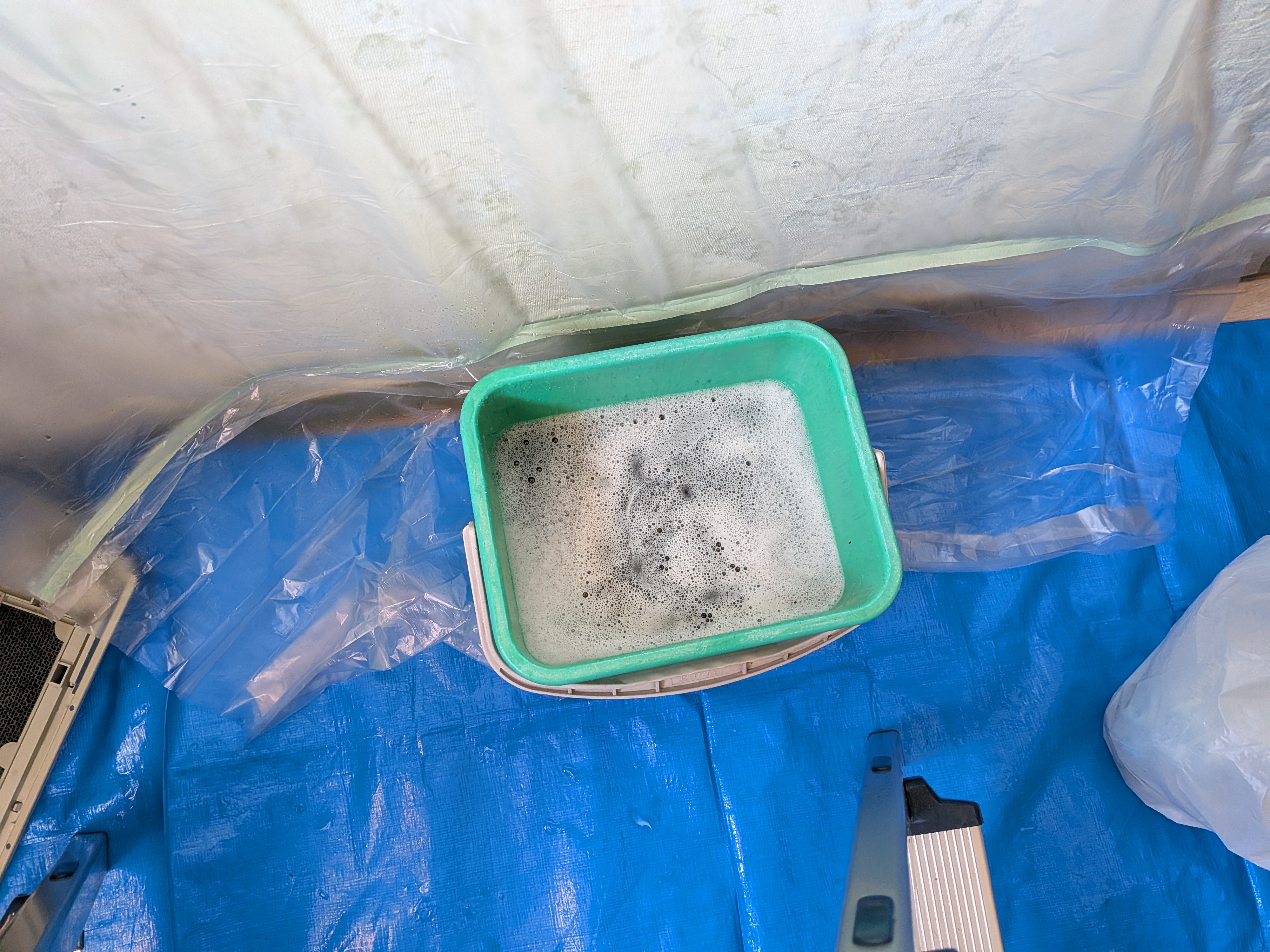 東京都品川区小山の壁掛けエアコンの作業前3