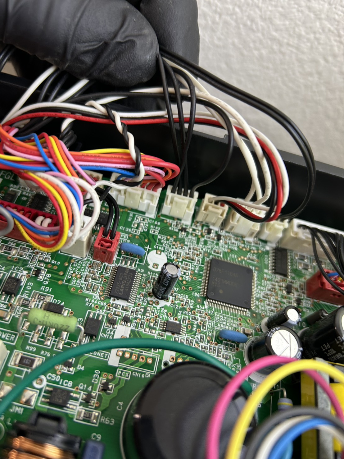 兵庫県宝塚市のお掃除機能付きエアコンの作業後2