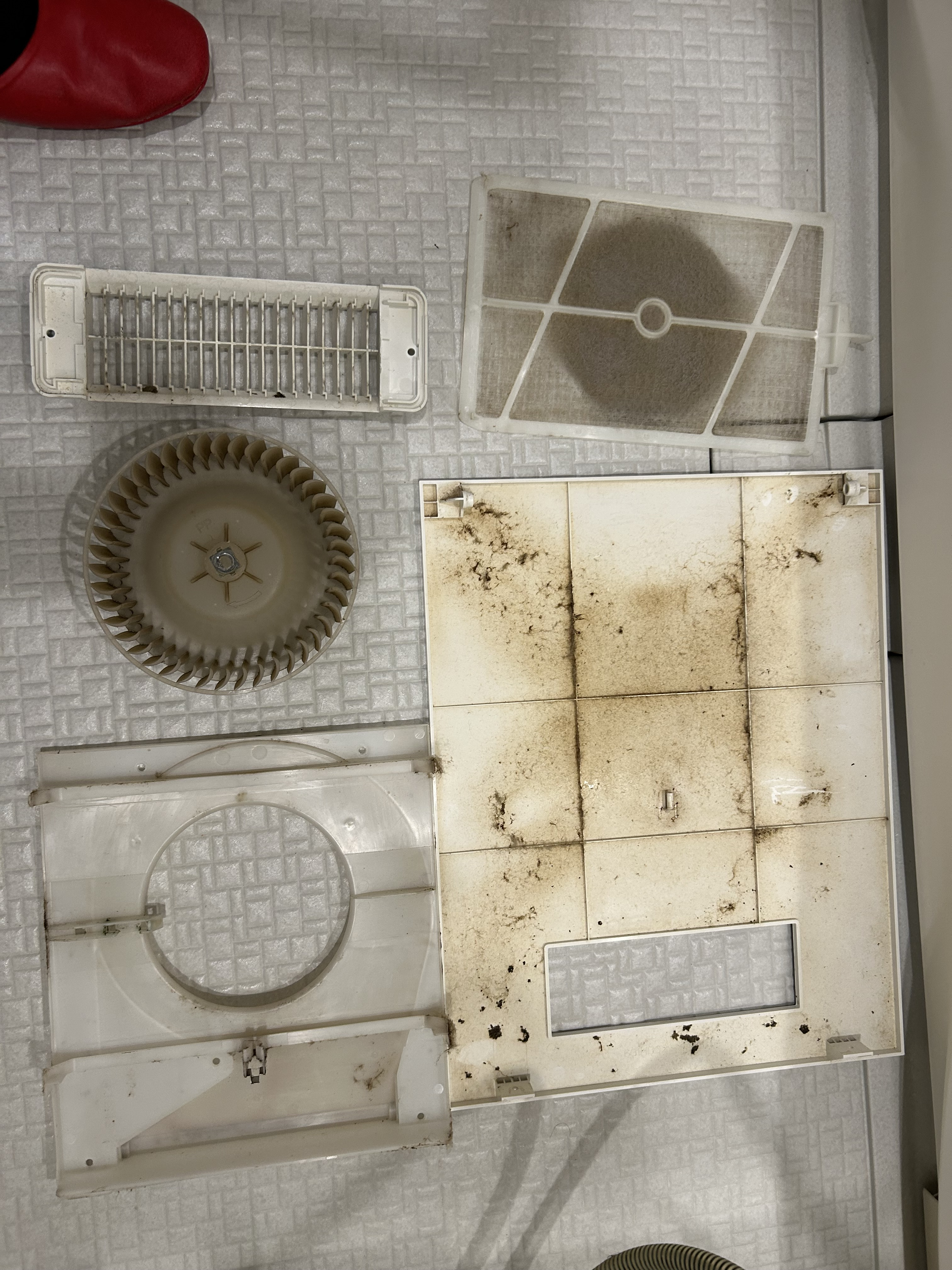 東京都江東区の浴室乾燥機クリーニングの作業前2